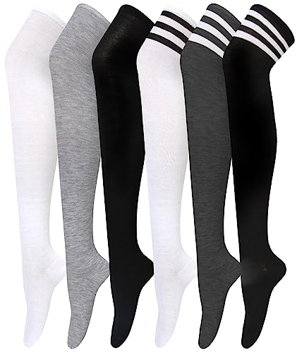 Black Off-white (6 Pairs)