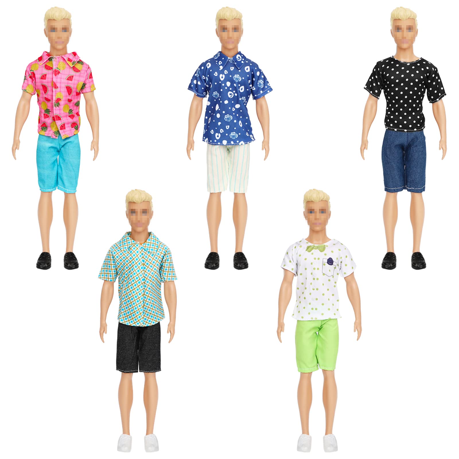 SOTOGO 29-Piece Doll Clothes & Accessories Set for 12-Inch Boy Dolls - 12 Outfits, Casual & Outdoor Clothes, 4 Pairs of Shoes - Perfect for Dress-Up Play, Doll Collectors & DIY Fashion Shows