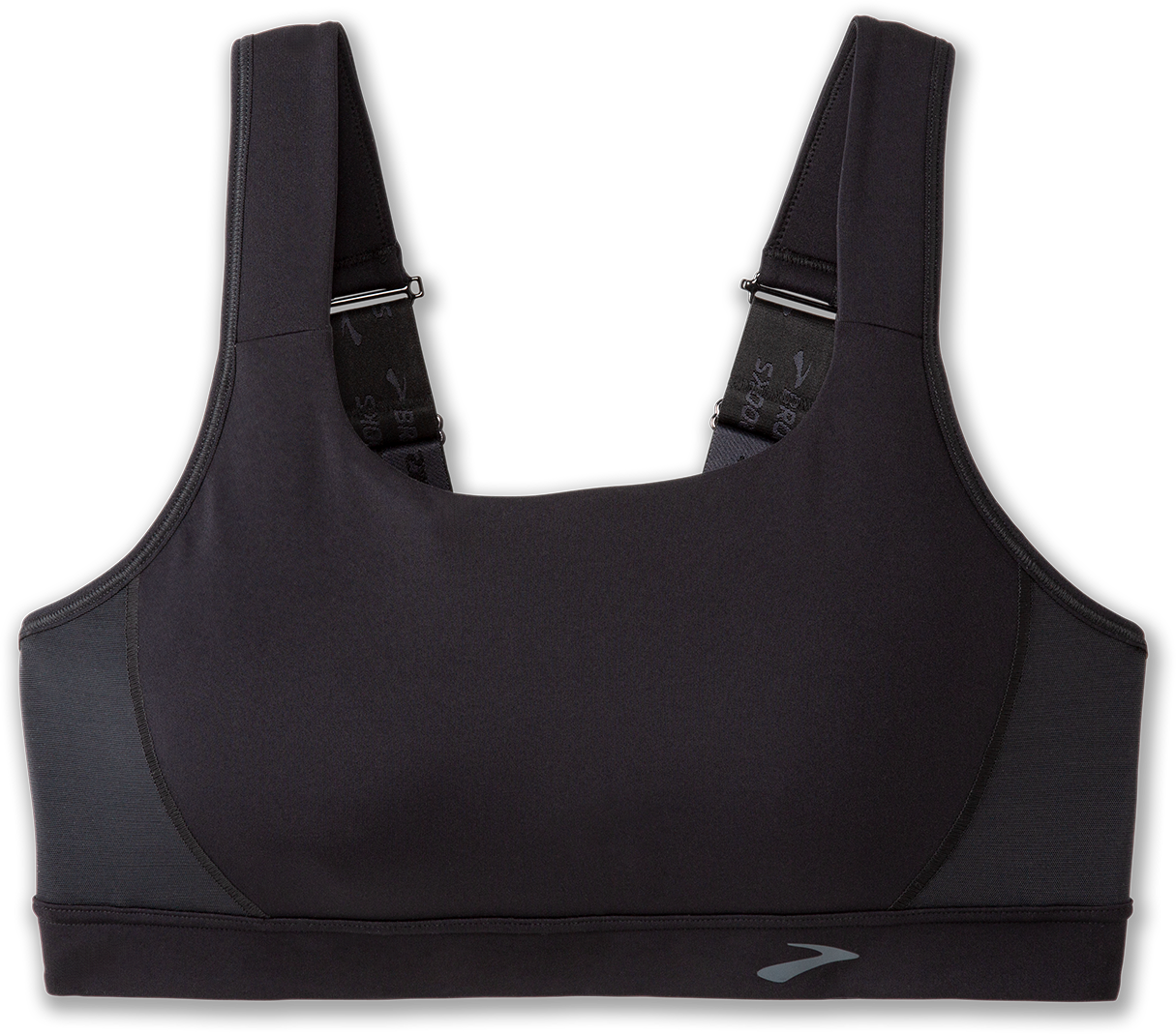 Women's Convertible 2.0 Sports Bra - Adjustable Straps, Breathable Fabric for Yoga, Running & Gym Workouts (Black)