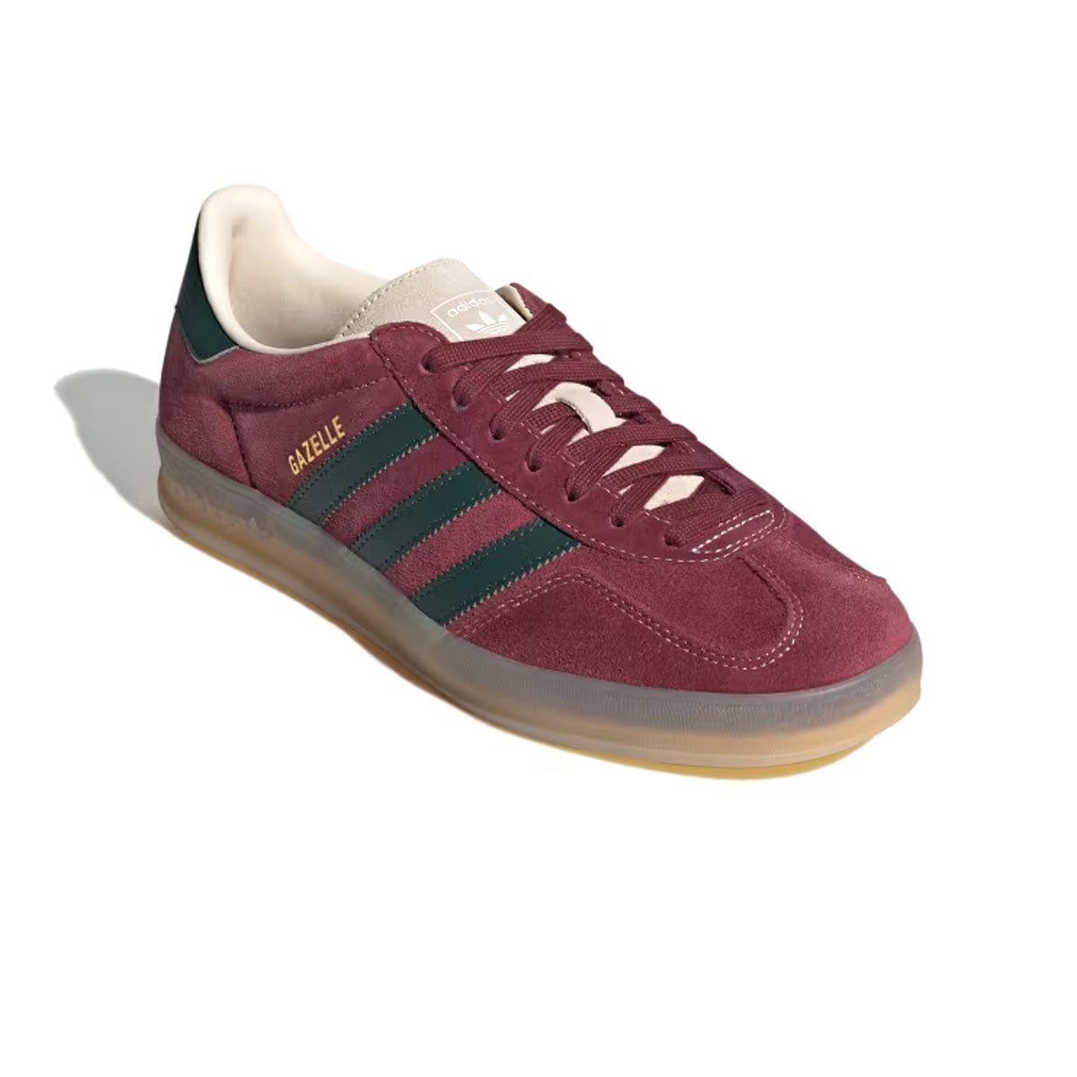Gazelle Indoor Running Shoes for Men & Women - Shadow Red & Shadow Green - Lightweight Comfort for Gym, Jogging, and Casual Wear