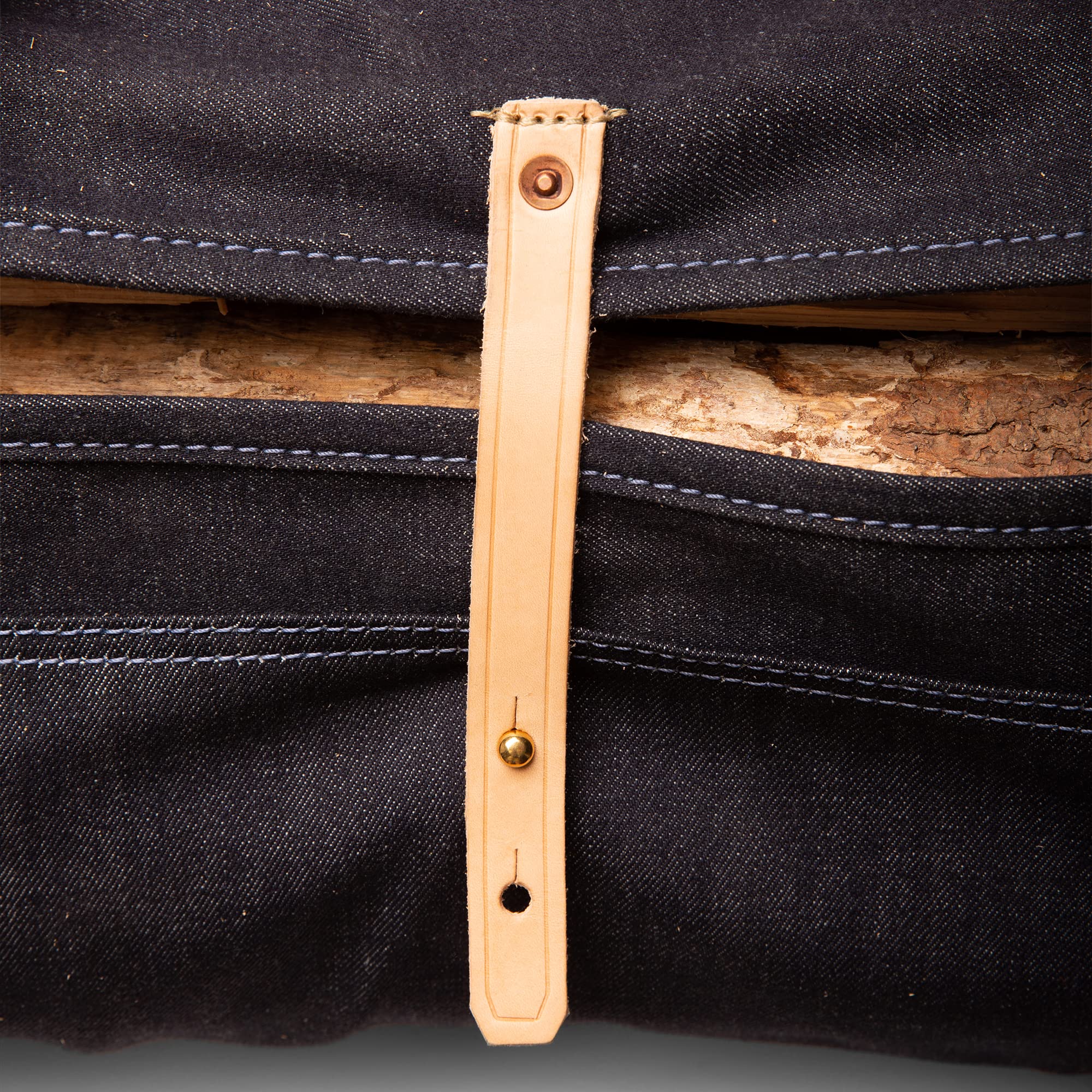 The Log Bag - Stylish Denim Tote for Women | Durable & Fashionable Handbag for Work, Travel & Everyday Use