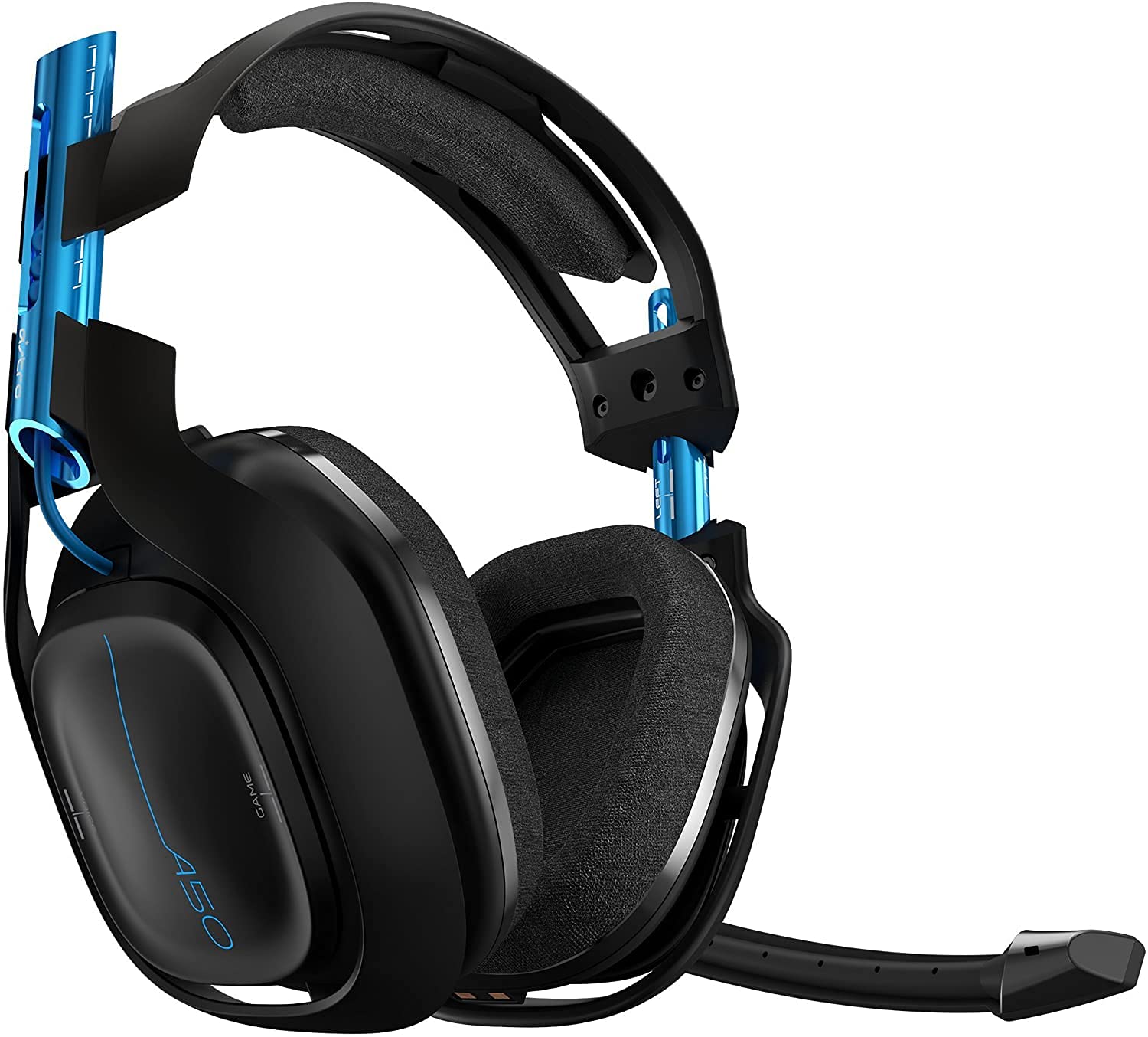ASTRO Gaming A50 Wireless Dolby Gaming Headset - Black/Blue - Compatible with PlayStation 4 & PC (Gen 3) (Renewed) - Premium Noise-Canceling Headphones for Immersive Gaming, Streaming & Online Meetings