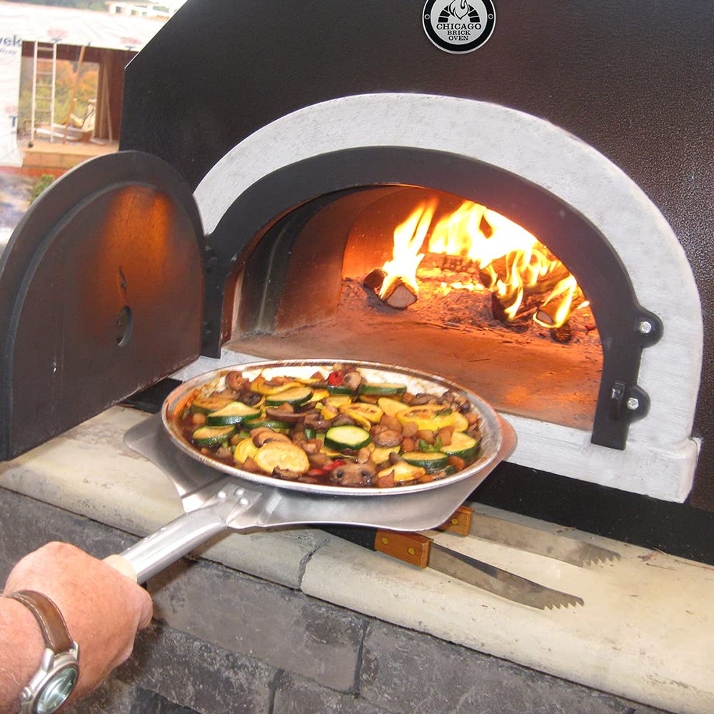 Portable Wood-Fired Outdoor Pizza Oven - CBO-750 Mobile Pizza Maker with Solar Black Hood for Backyard, Camping & Picnics