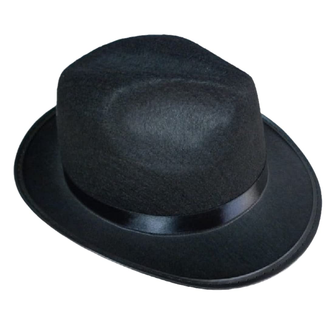 Stylish Black Fedora Hat for Women & Men - Jazz Stage Performance & Party Accessory - Elegant Ian Performed Hat for Special Occasions