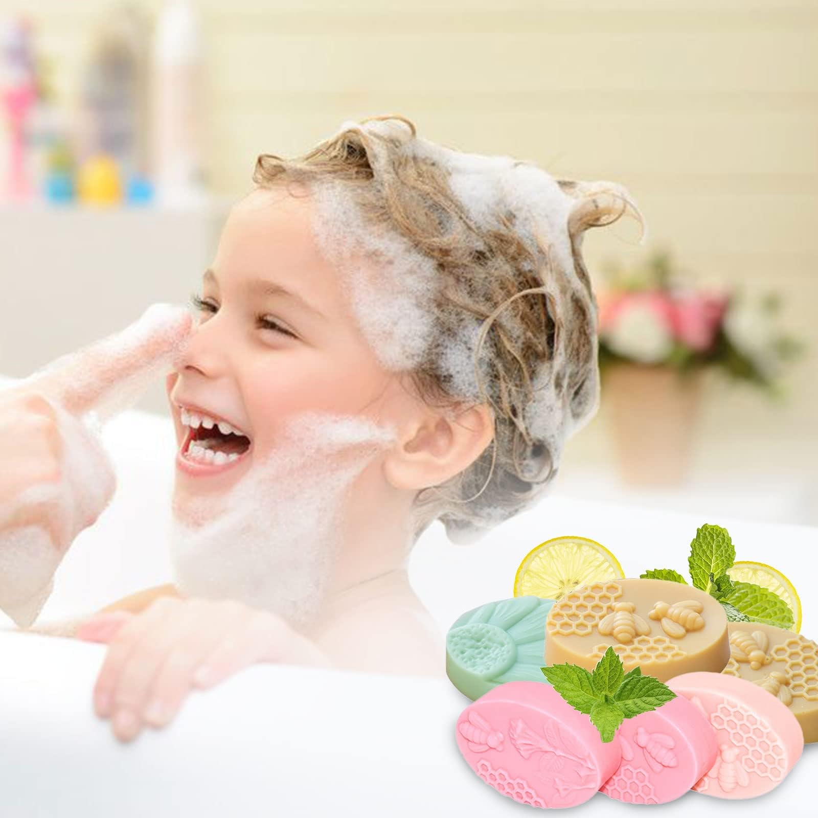 Premium Silicone Honeycomb Soap Molds (3-Pack) - Ideal for Handmade Soap, Lotion Bars & Wax Melts - Perfect for DIY Bee-Themed Crafts, Bath & Body Products, Candle Making & Home Decor Gifts