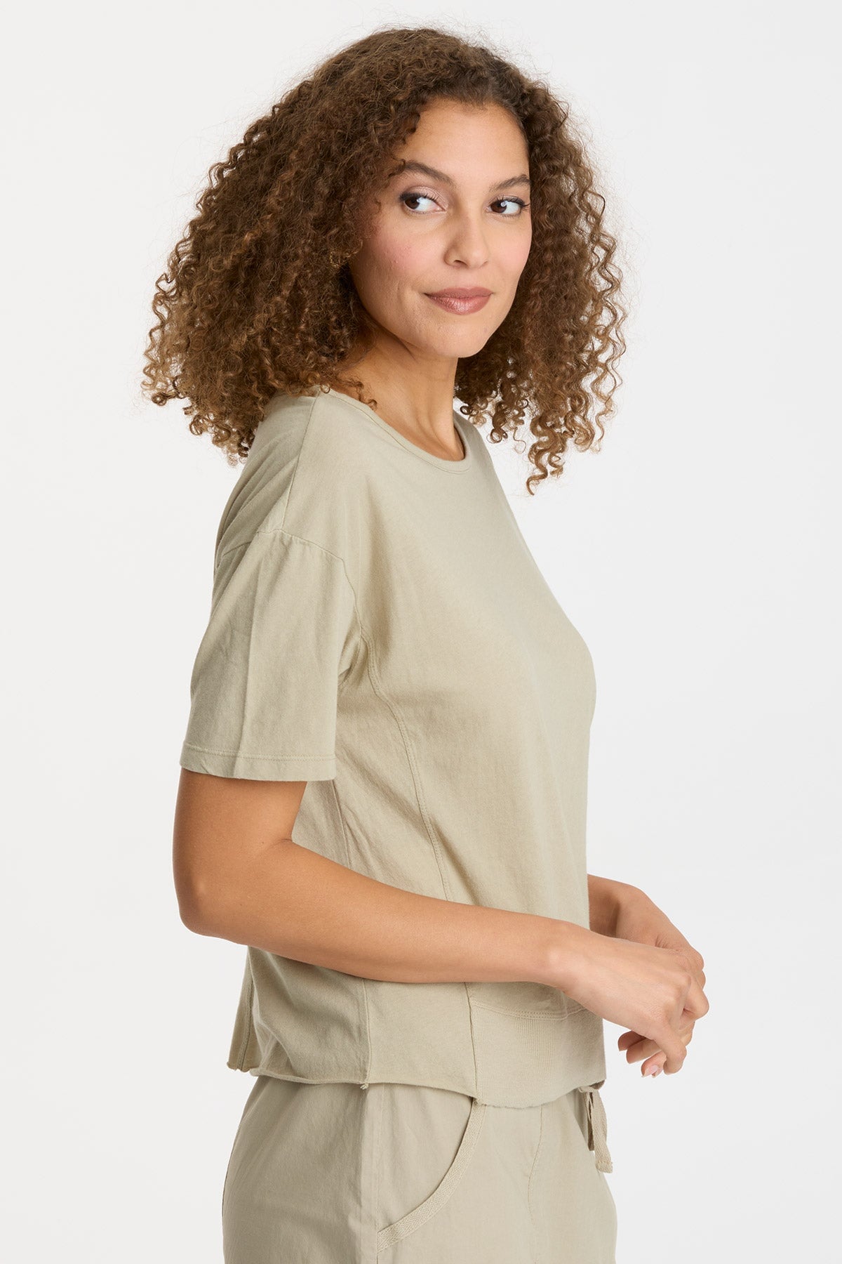 Steph Tee Pastel Rosemary - Soft Cotton Women's T-Shirt for Casual Wear & Everyday Outfits | Trendy Pastel Fashion
