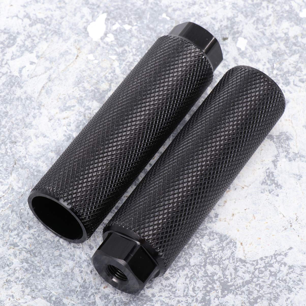 Sturdy Mountain Bike Pedals - 1 Pair Heavy Duty Cylinder Seat Axle Stunt Pegs for BMX & MTB Accessories | Ideal for Off-Road Cycling, Tricks & Extreme Sports