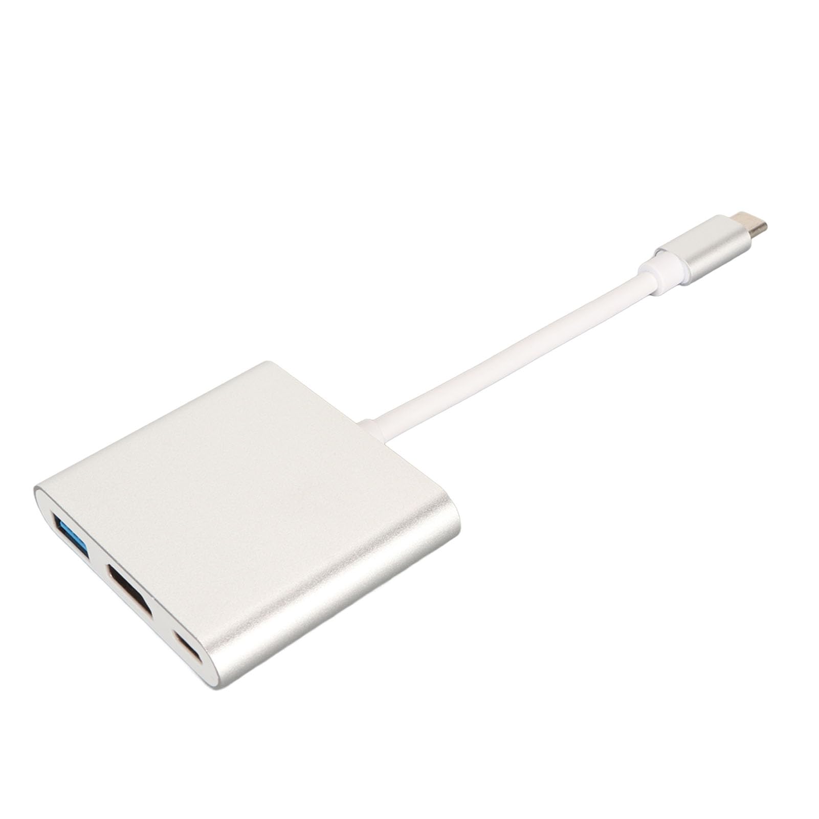 4K Ultra HD USB C to HDMI Adapter - 3-in-1 Multiport Converter with Fast Charging & High-Speed Data Transfer for MacBook, iPad Pro, Galaxy - Perfect for Home Office, Online Classes & Movie Streaming