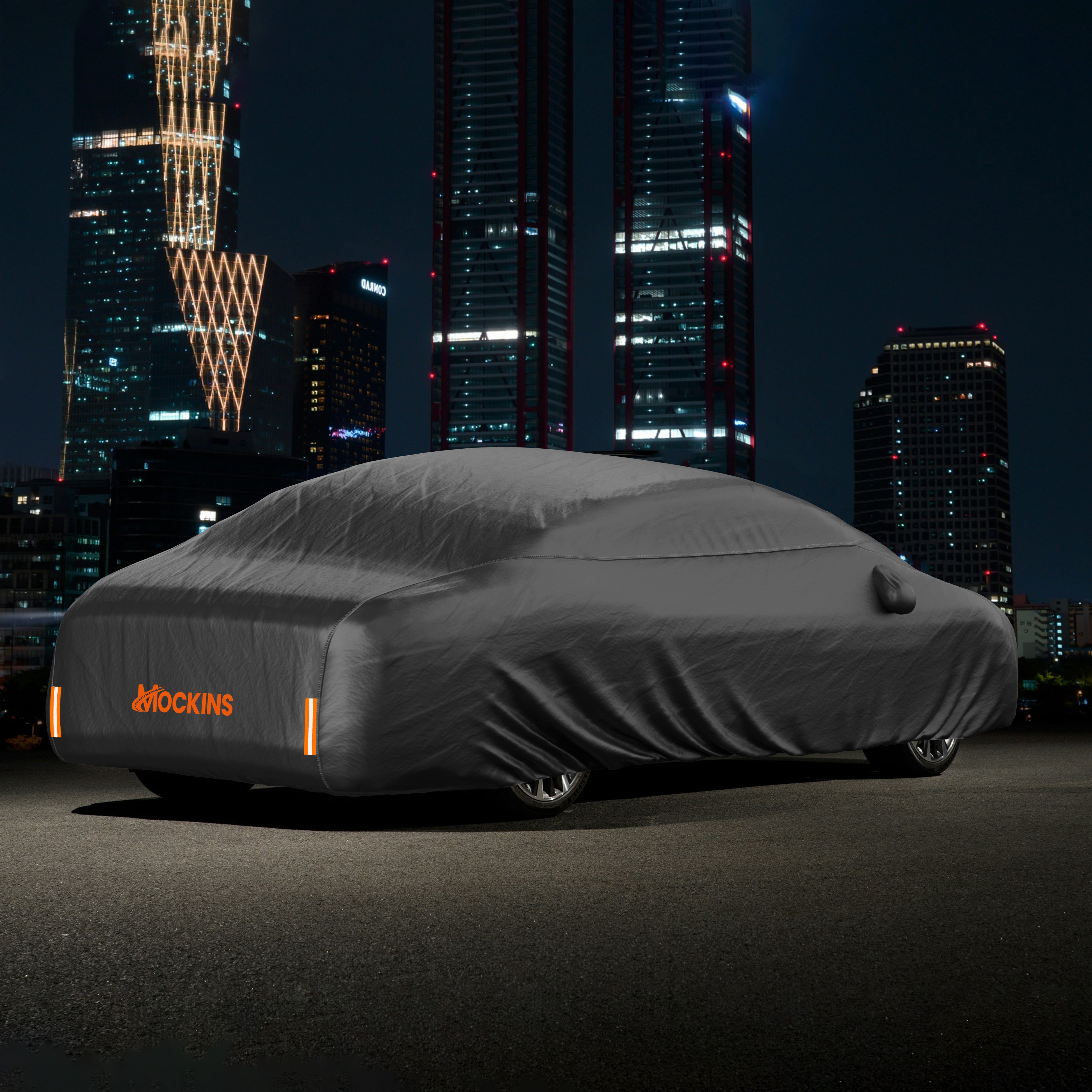 Premium Heavy Duty Waterproof Car & SUV Cover with Cotton Lining - All Weather Protection for Outdoor Parking, Travel & Long-Term Storage