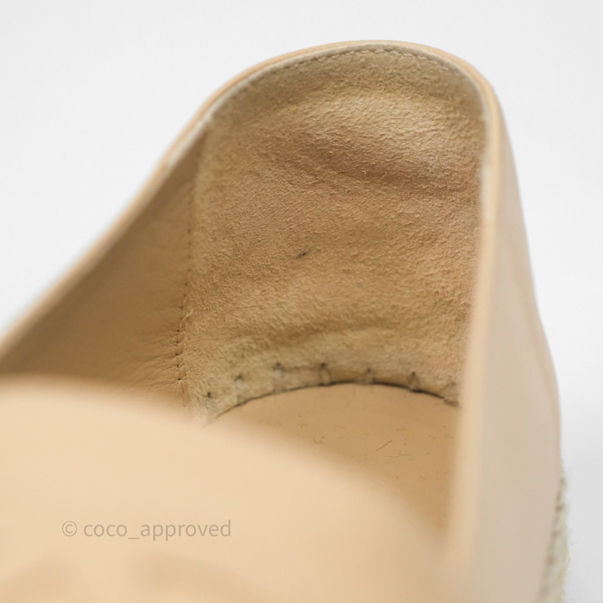 Chanel CC Logo Espadrilles in Beige & Black Lambskin - Women's Size 36 | Comfortable Luxury Flats for Casual Outings & Summer Fashion