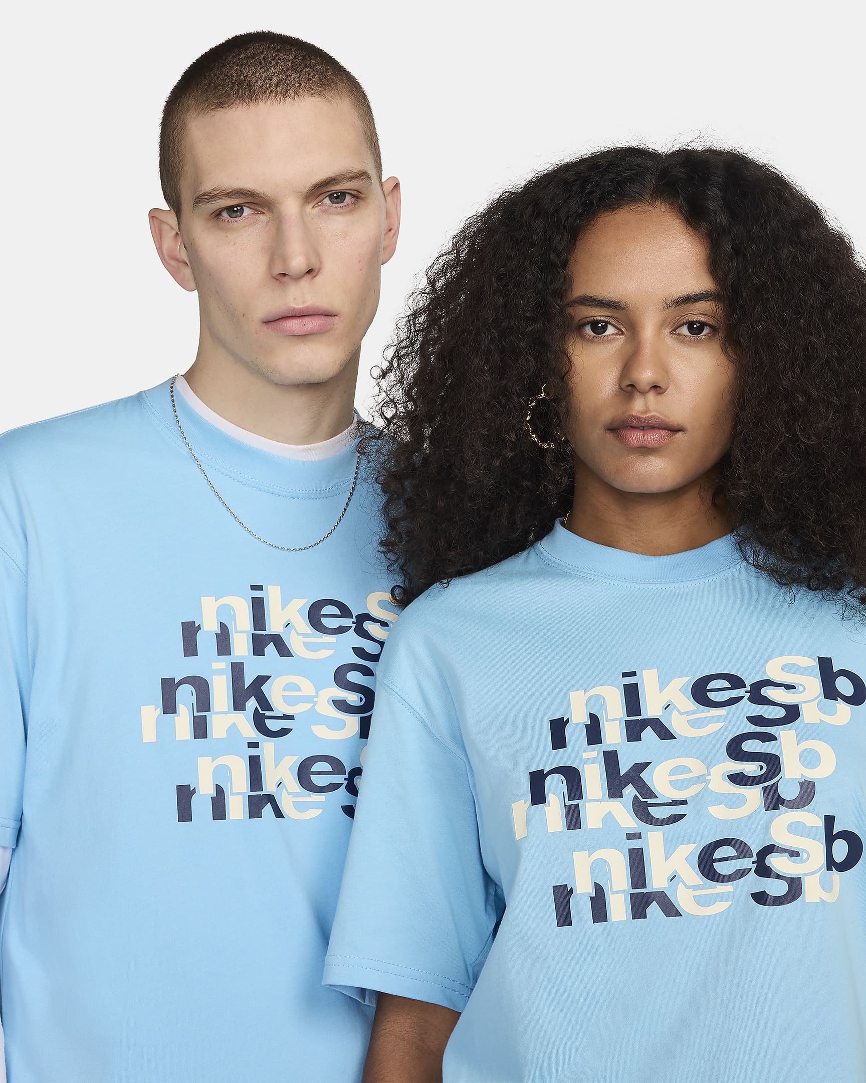 Nike SB Skate T-Shirt for Men - Aquarius Blue Cotton Short Sleeve Tee - Perfect for Skateboarding, Streetwear & Casual Outfits