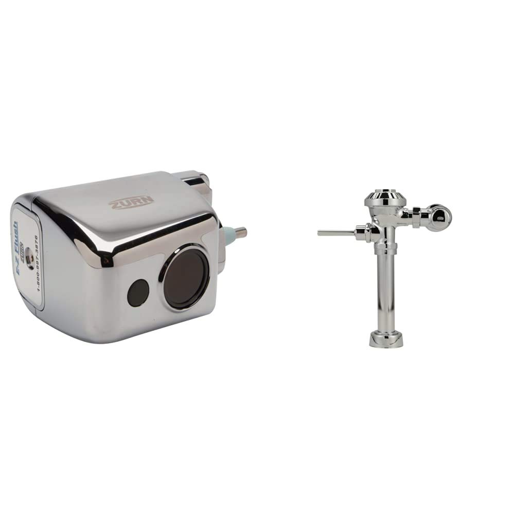 Zurn ZERK-CPM AquaSense E-Z Flush Retrofit Kit with Z6000 Aquaflush Exposed Closet Flush Valve - Easy Toilet Tank Upgrade for Water Efficiency & Modern Bathroom Renovation