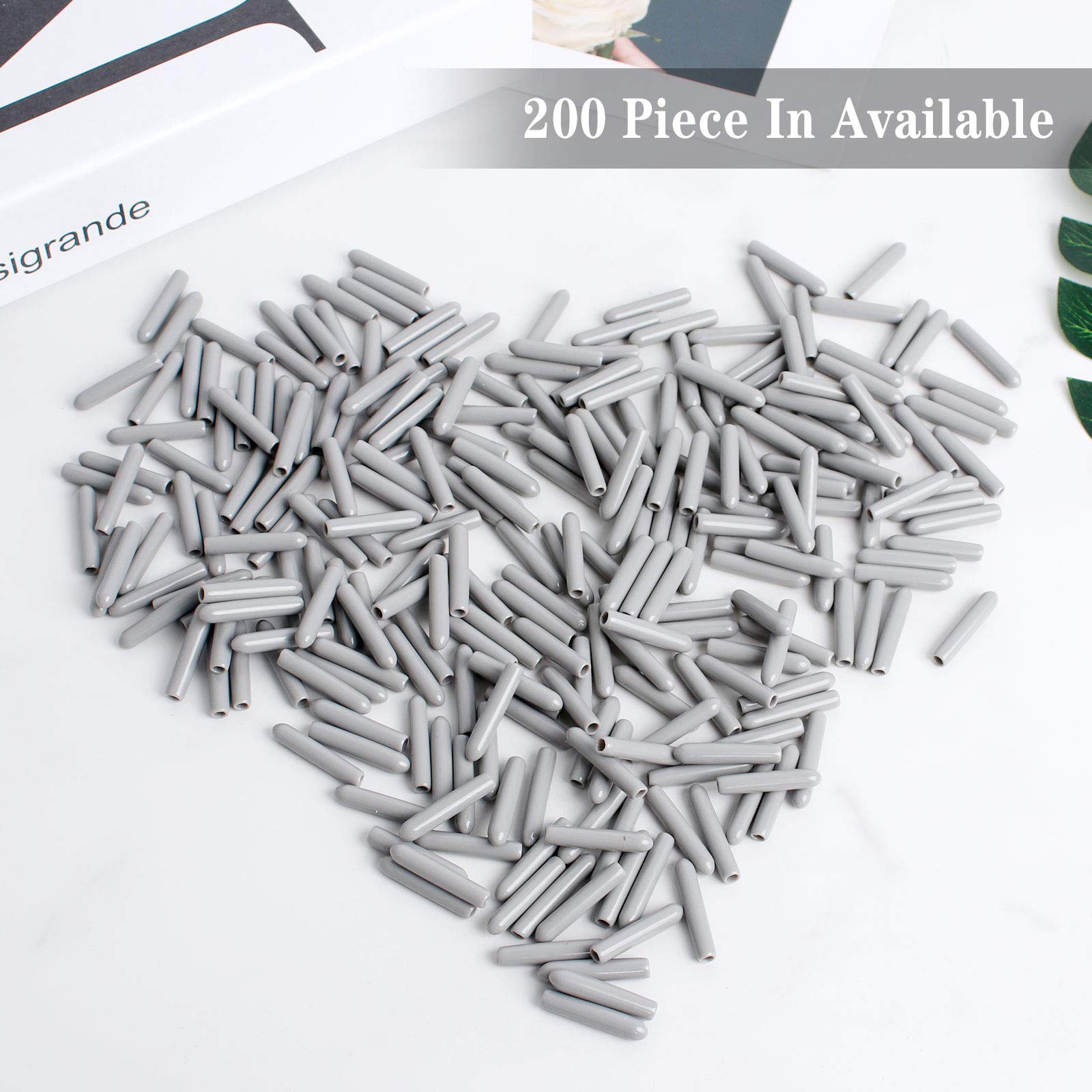 200 Pcs Universal Dishwasher Rack Prong Caps - Dishwasher Rack Protective Tip Covers - Tine Cover Caps for Bosch, Whirlpool, Maytag - Prevent Rust & Scratches on Dishes - Perfect for Kitchen, Restaurant, RV Use