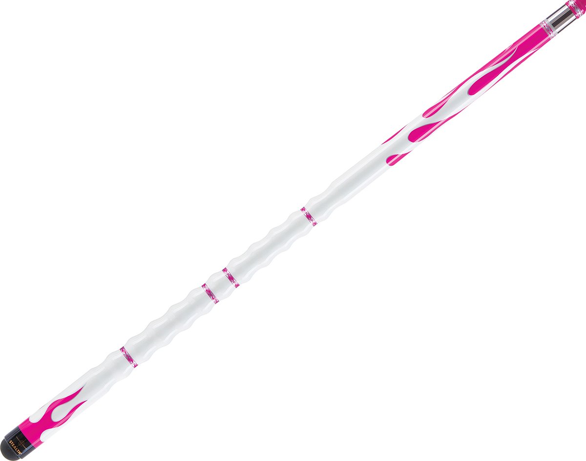 Action Stealth Pink Flame Cue - Premium Billiard Pool Stick for Professional & Recreational Players - Perfect for Home Game Rooms, Bars, and Pool Halls