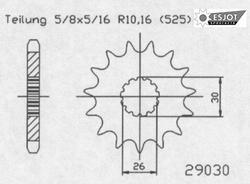 Triumph Bonneville America Speedmaster Scrambler Thruxton 800 865 Front Sprocket 17T (2002-2015) - Motorcycle Replacement Part for Smooth Riding & Performance
