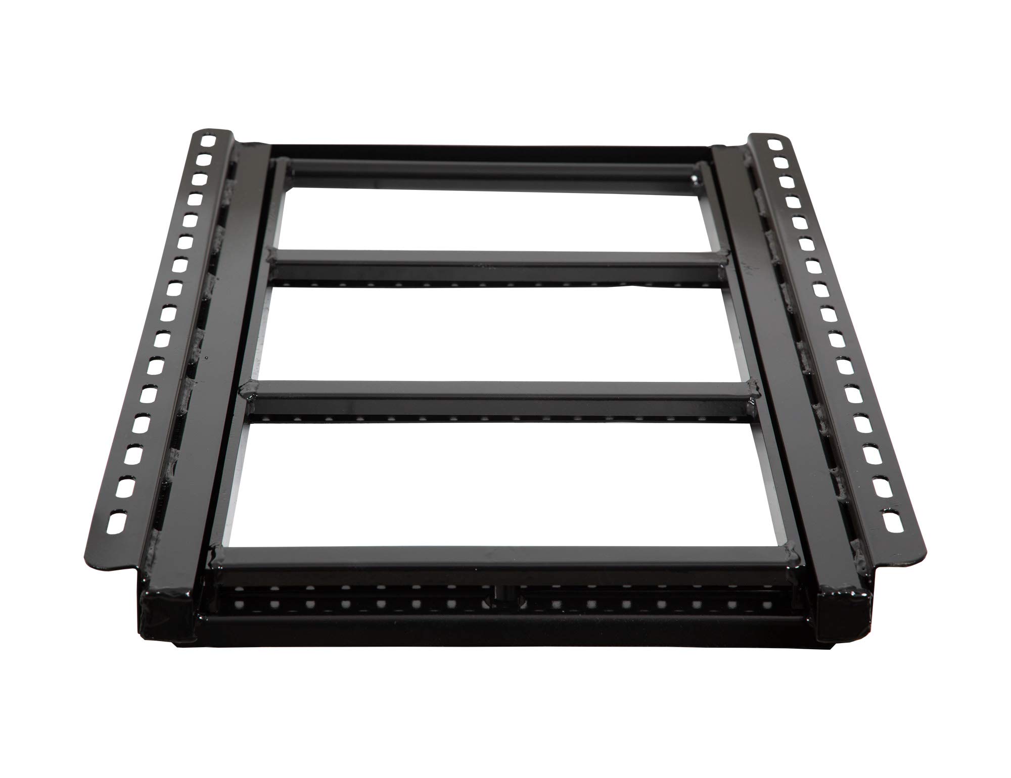 Buyers Products 5233000 Black 3-Rung Retractable Truck Step - Heavy Duty Pull Out Ladder for Pickup Trucks & SUVs | Easy Access to Truck Bed & Roof Rack | Durable Aluminum Construction