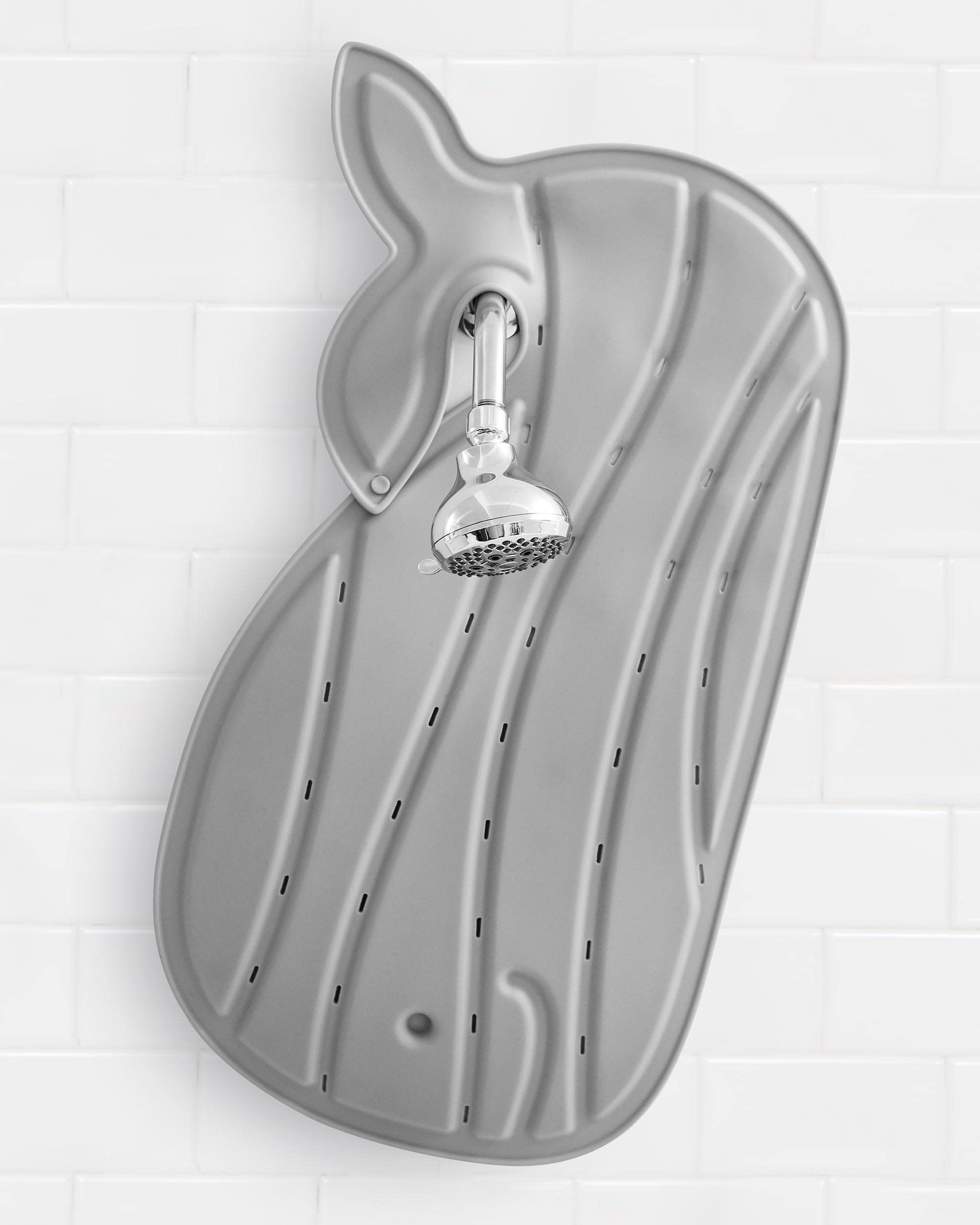 Skip Hop Moby Baby Bath Essential Set with Non-Slip Bath Mat (Grey) - Gentle Newborn & Infant Bathing Kit for Safe Tub Time, Perfect Baby Shower Gift