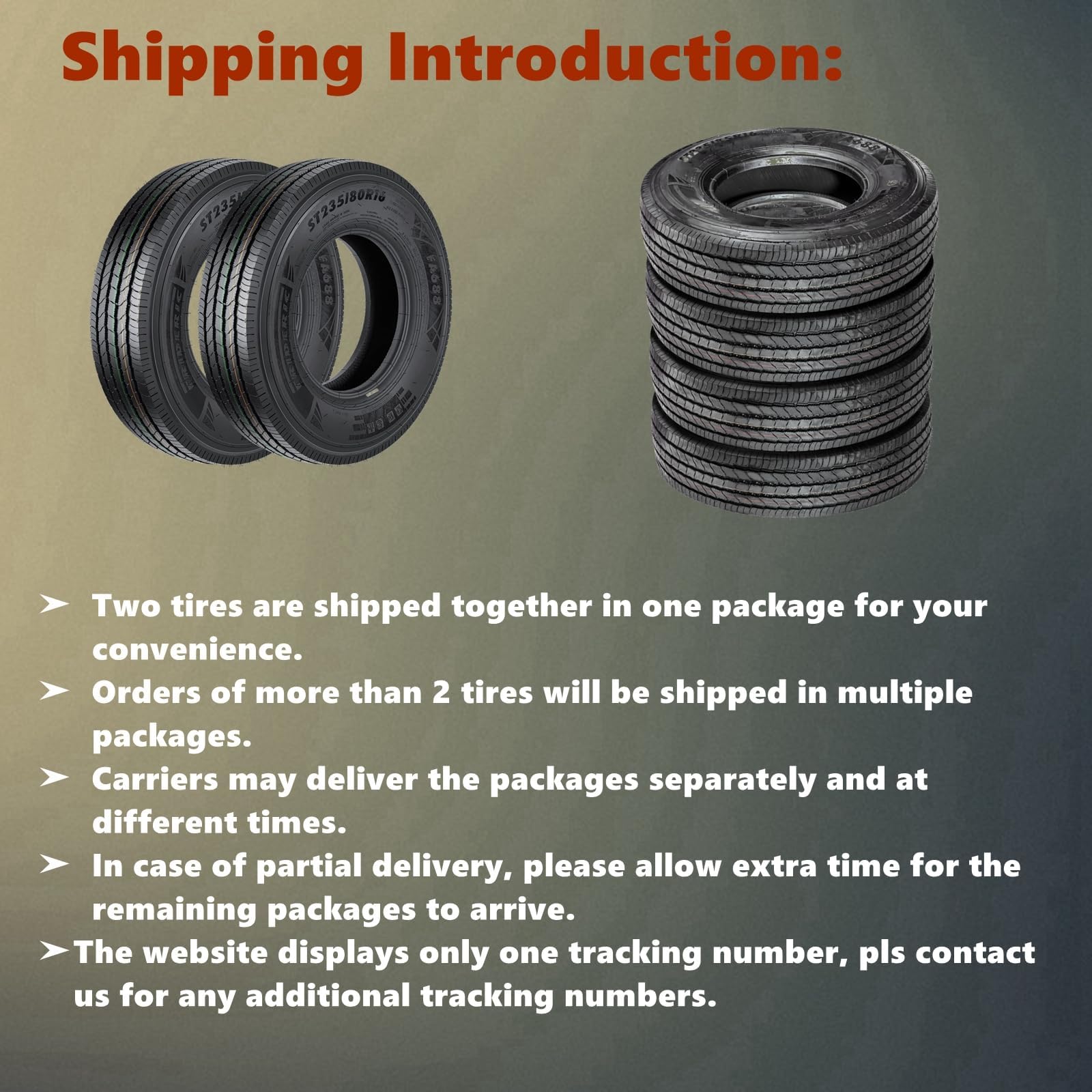 2 Pcs ST235/80R16 Heavy Duty 14 Ply Trailer Tires - Load Range G, Speed Class L - Premium RV & Camper Tires for Travel Trailers, Boat Trailers & Utility Trailers