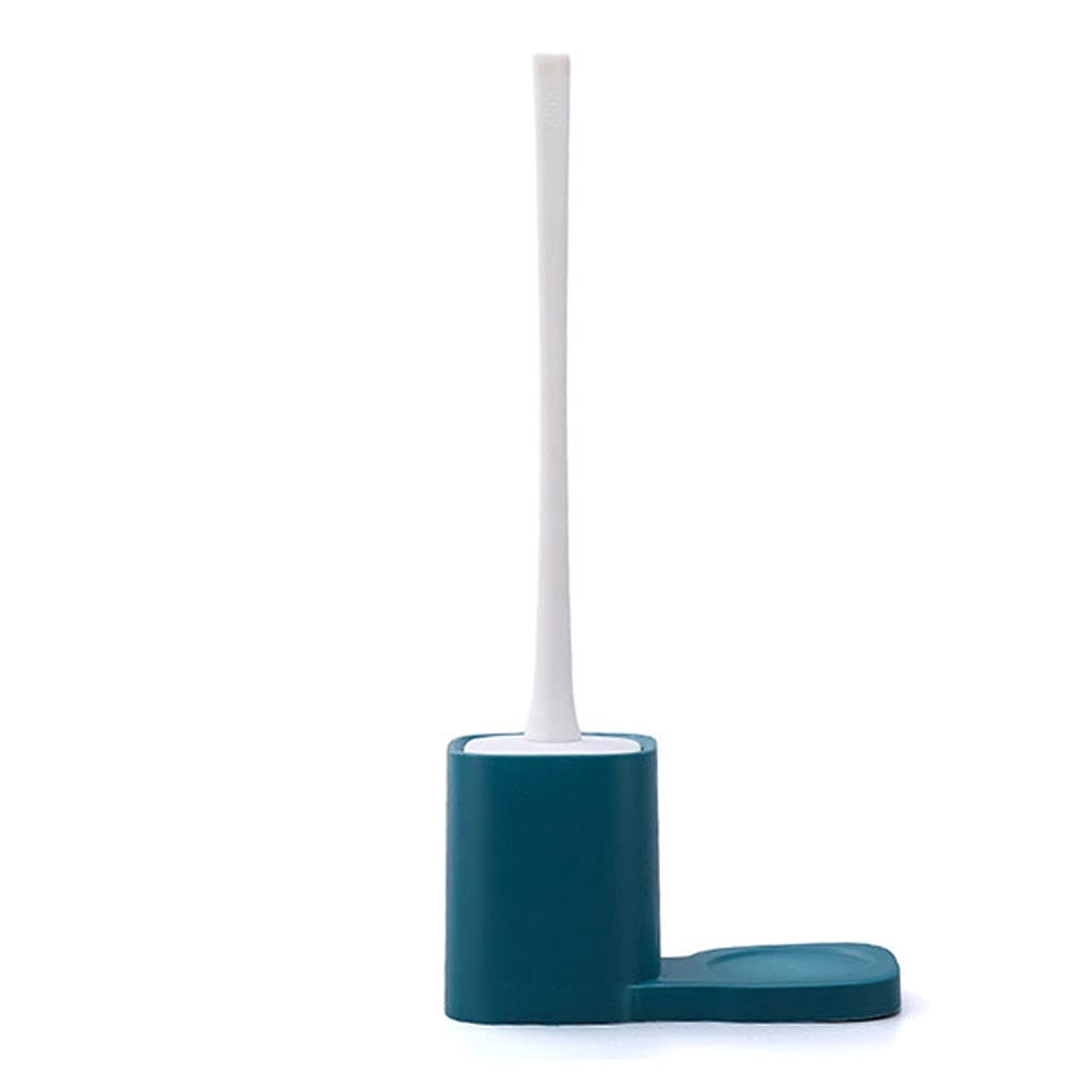 Long Handle Wall-Mounted Toilet Brush Set with Holder - Simple Design Bathroom Cleaning Tool for Hard-to-Reach Corners | Durable Household Toilet Brush for Effective Sanitation (Color: Black) - Perfect for Small Bathrooms, Apartments & RVs