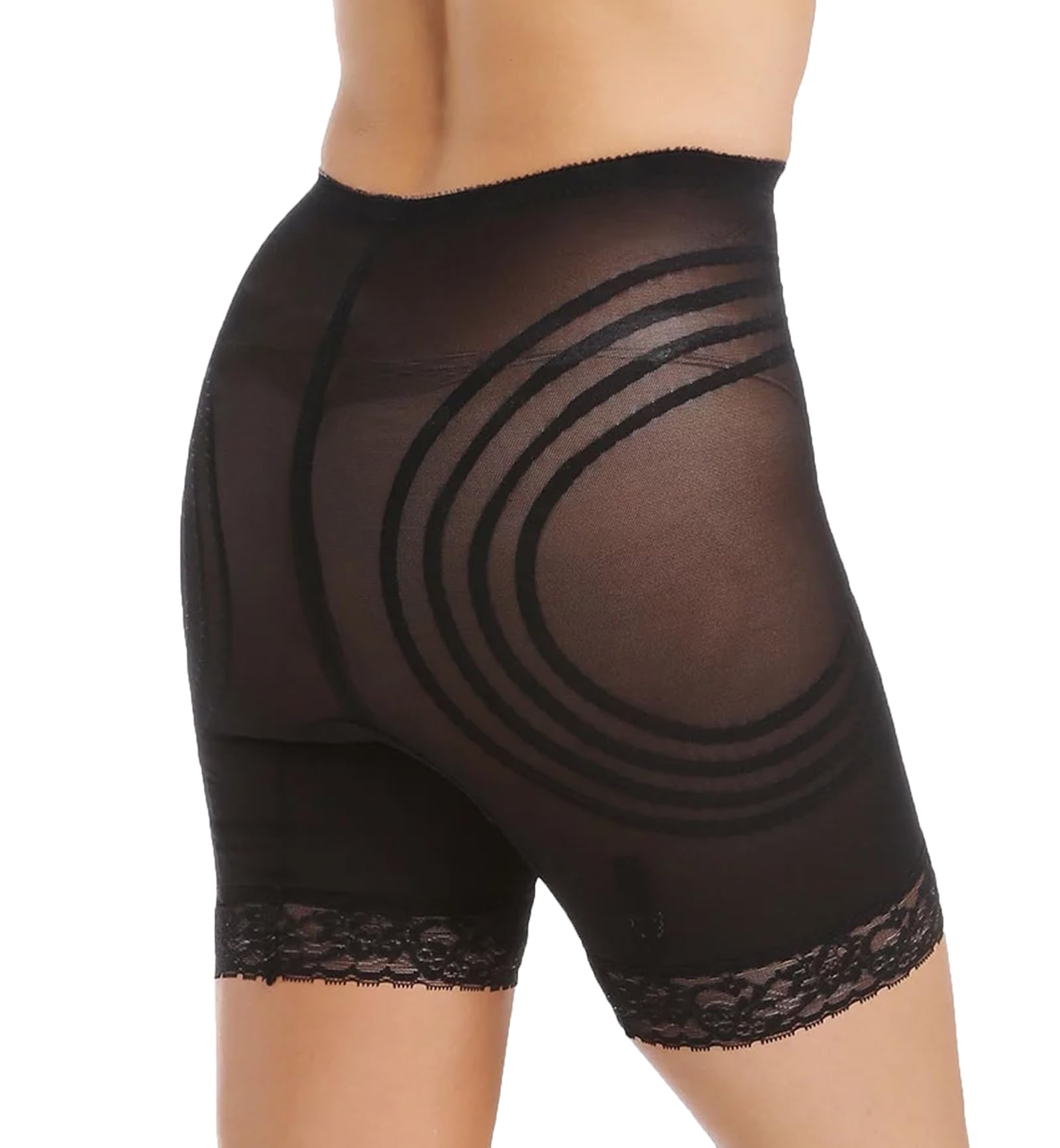 Rago Style 679 Leg Shaper Firm Control Shapewear - High Waist Thigh Slimmer for Women | Perfect Under Dresses, Skirts & Formal Attire