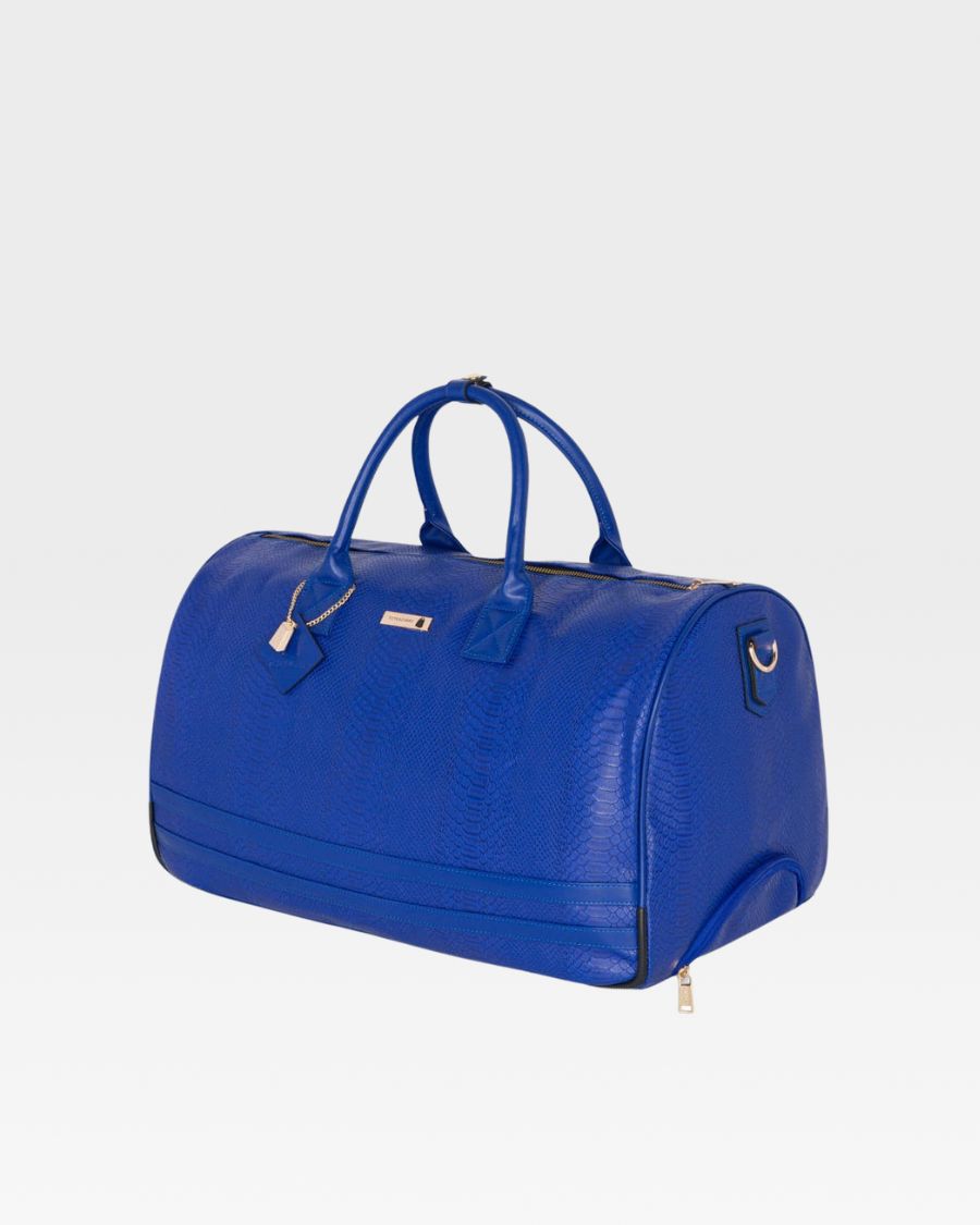 Apollo 1 Rolling Duffle Bag - Royal Blue Travel Luggage with Wheels for Gym, Sports & Weekend Getaways