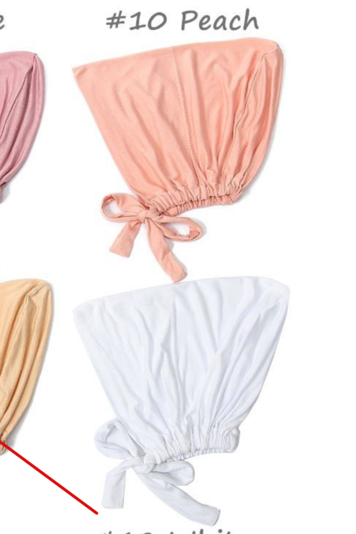 Full Head Cover Under Cap with Belt for Muslim Women - Modest Hijab Scarf for Prayer, Travel & Everyday Wear