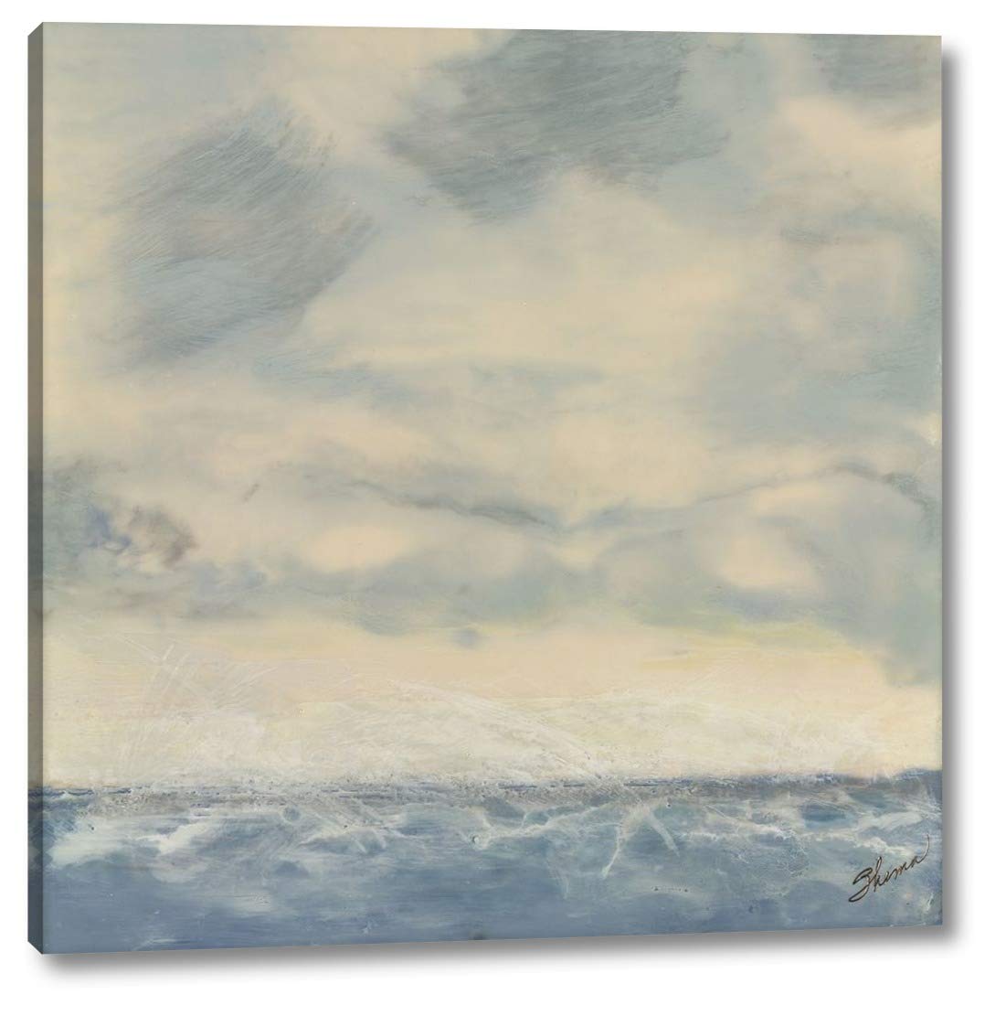 Above The Firmament by Shima Shanti - 38x38 Inch Premium Canvas Art Print - Gallery Wrapped Wall Decor - Ready to Hang - Perfect for Living Room, Bedroom & Office Decor