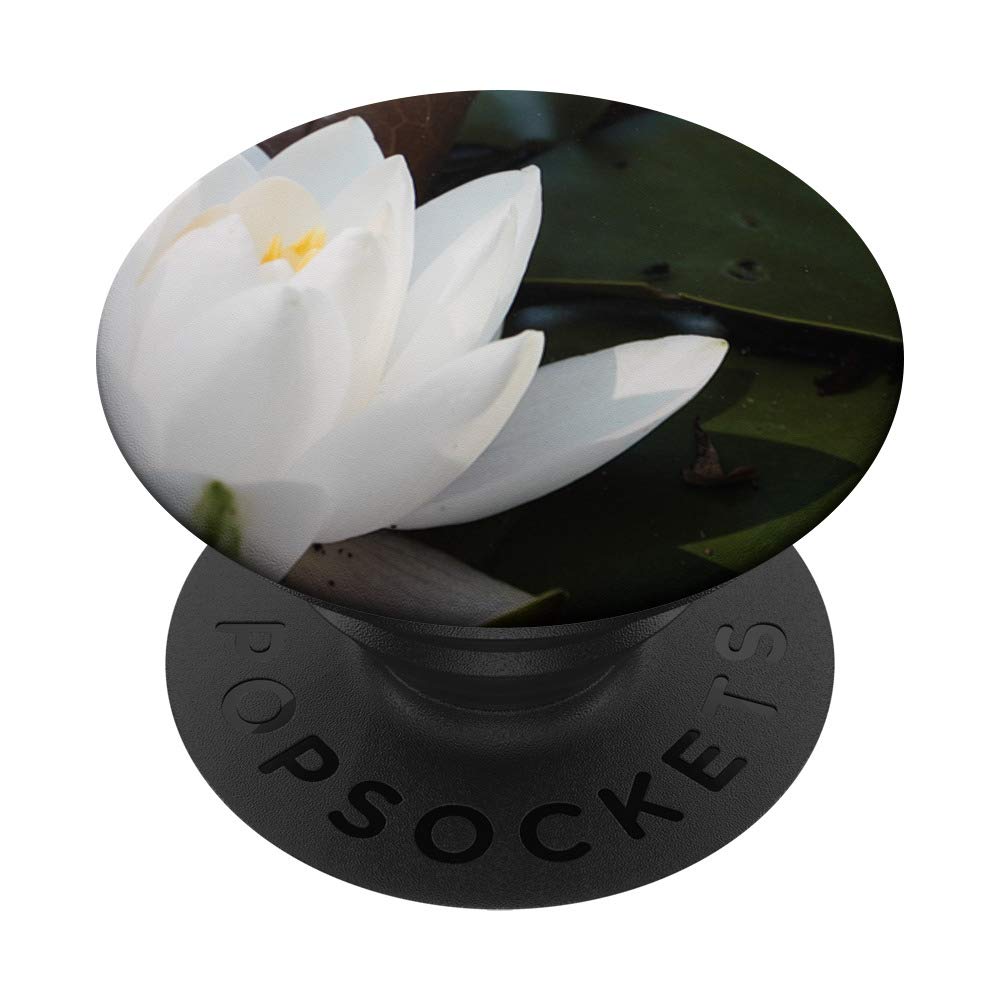 Peaceful Lotus Flower PopSockets PopGrip - Interchangeable Phone Grip for iPhone, Samsung & Tablets | Anti-Slip Handle for Gaming, Photography & Daily Use