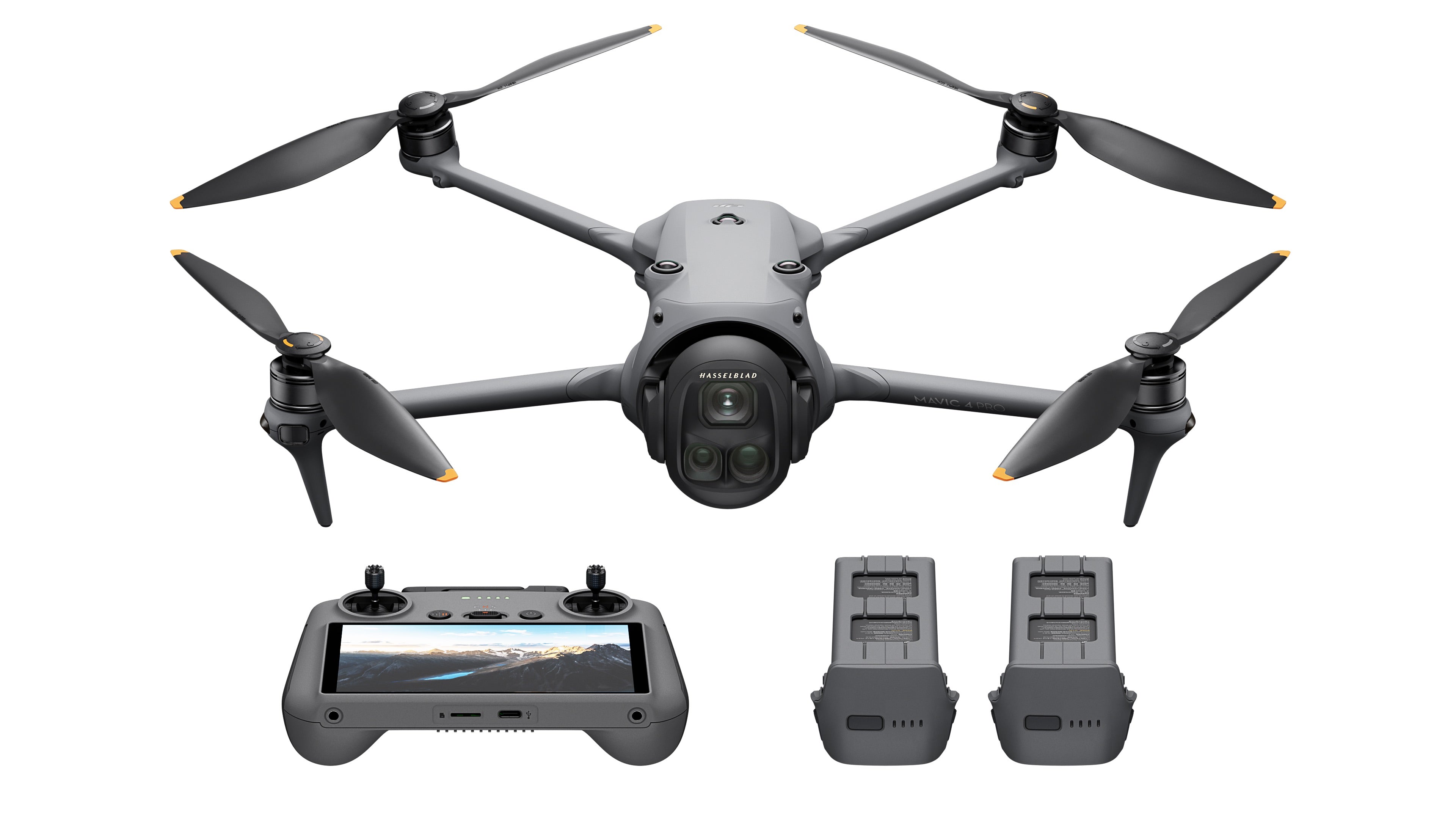 DJI Mavic 4 Pro Drone with Fly More Combo & DJI RC 2 - 4K Camera, 46 Mins Flight Time, Omnidirectional Obstacle Avoidance - Perfect for Aerial Photography, Travel Vlogging & Outdoor Adventures