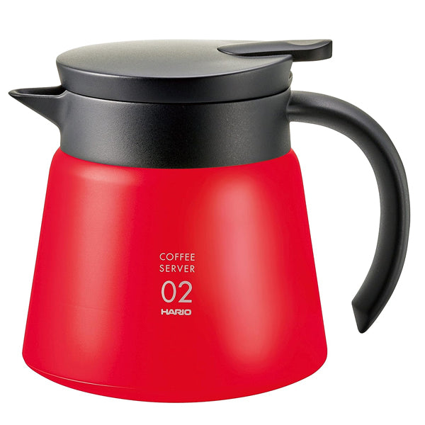 Hario V60 Insulated Stainless Steel Coffee Server - 800ml Thermal Carafe for Pour Over & Iced Coffee Brewing - Perfect for Home Baristas & Coffee Shops