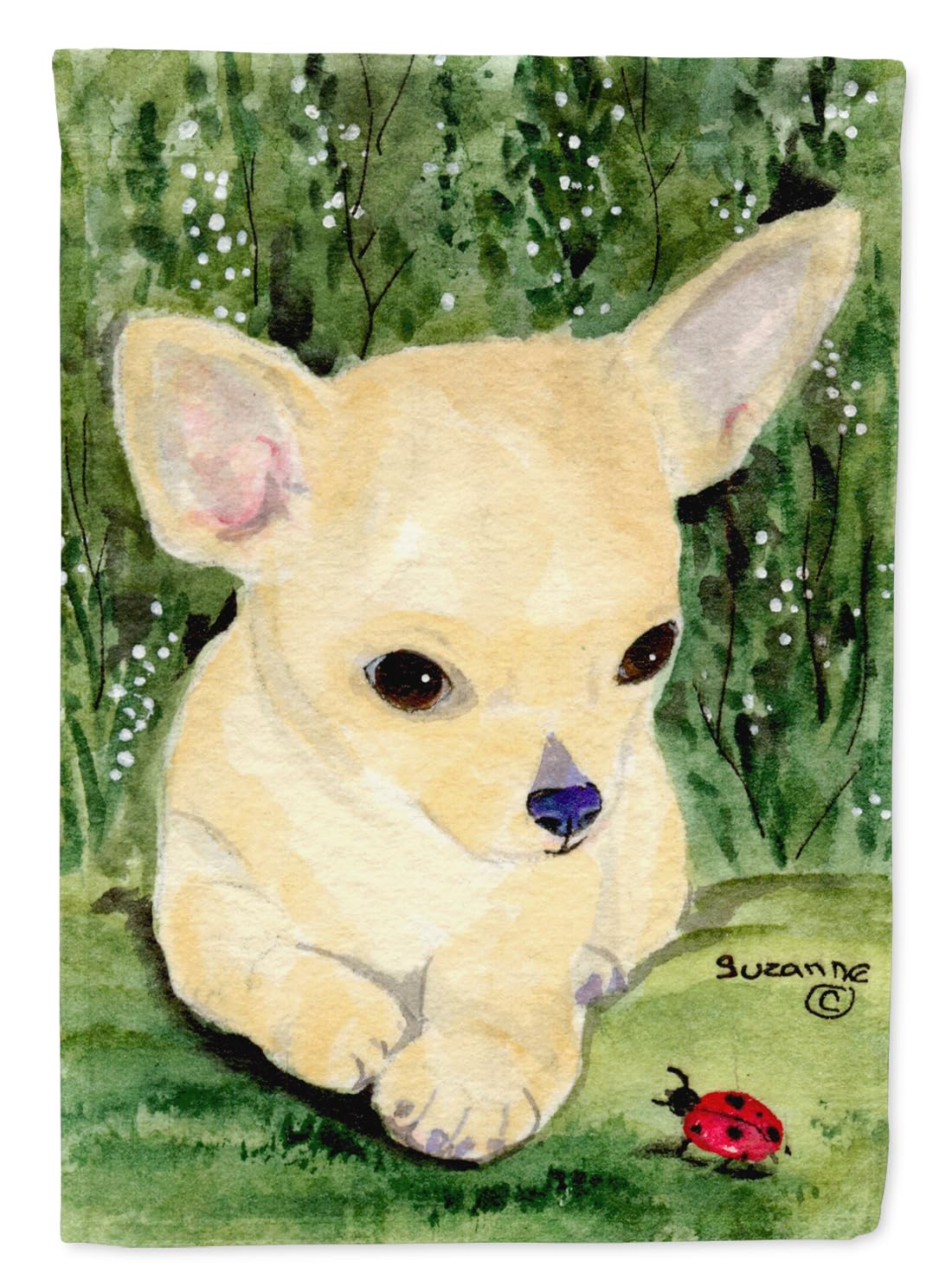 Chihuahua Garden Flag - Colorful Decorative Yard Banner for Mailbox, Patio & Flower Beds | Outdoor Dog Lover Gift & Seasonal Home Decor