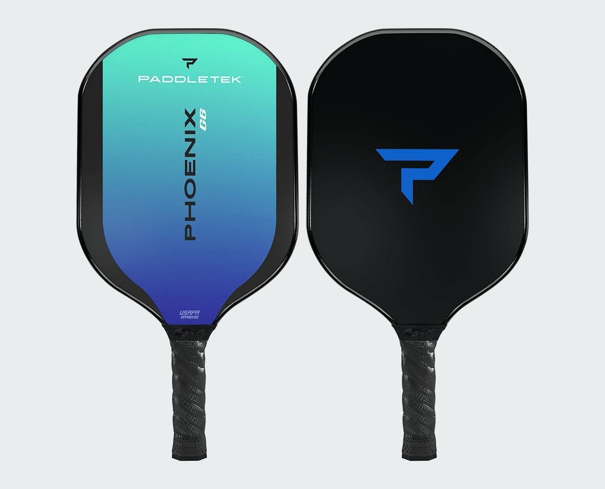 Paddletek Phoenix G6 Pickleball Paddle - Premium Carbon Fiber Paddle for Competitive Play & Tournament Use | Lightweight & Durable for Indoor/Outdoor Games
