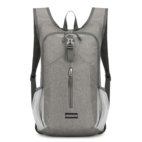 Gray Packable Camping Backpack