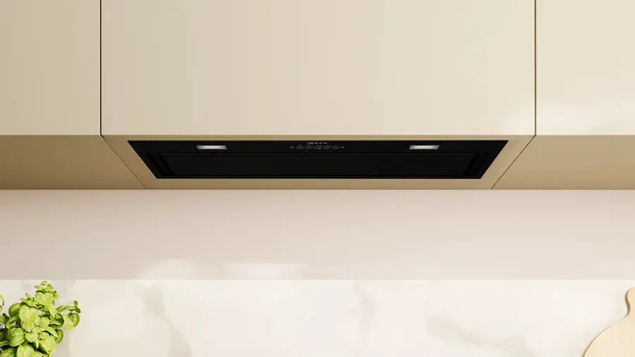Neff 70cm Integrated Range Hood in Black - N90 D76NPC1S0A | Modern Kitchen Appliance for Efficient Cooking & Smoke Extraction