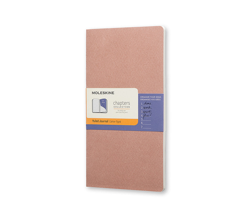 Moleskine Chapters Journal - Ruled Pages, Soft Cover - Perfect for Writing, Note Taking & Daily Planning | Ideal for Students, Professionals & Creative Minds