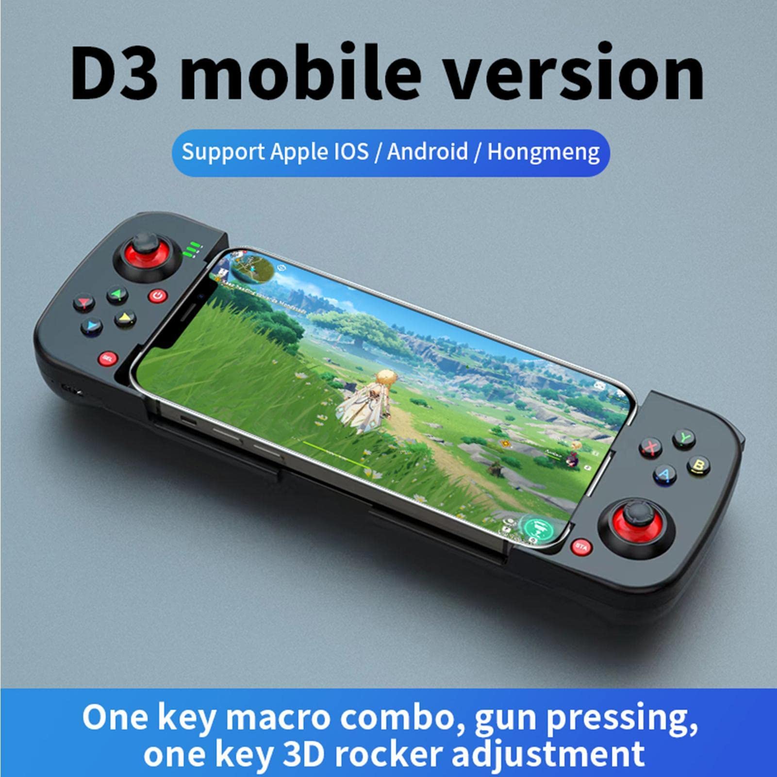 Eayoly Adjustable Mobile Game Controller & Grip for iPhone - Compatible with iOS Gaming, Perfect for PUBG, Fortnite & Call of Duty Mobile - Ergonomic Design for Enhanced Gaming Experience