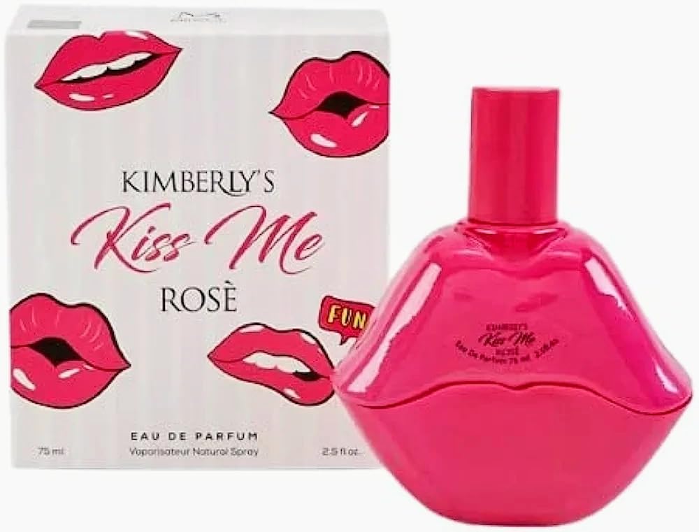 KIMBERLY KISS ME ROSE Women's Eau de Parfum - 3.4 oz Floral Perfume for Date Night & Special Occasions