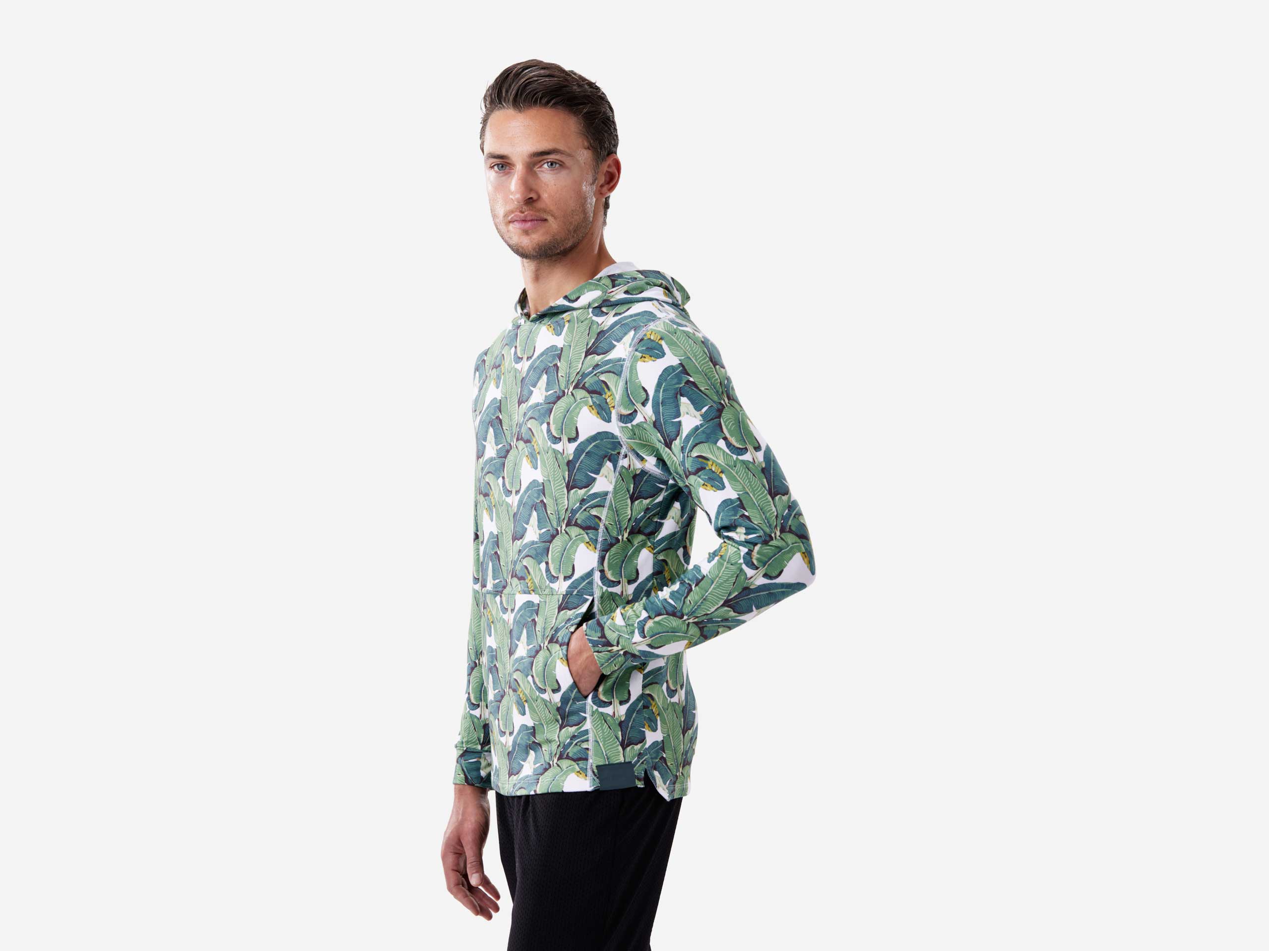 Cozy Lounge Hoodie with Palm Tree Design - Soft & Comfortable Pullover for Men & Women - Perfect for Relaxing at Home, Casual Outings & Travel