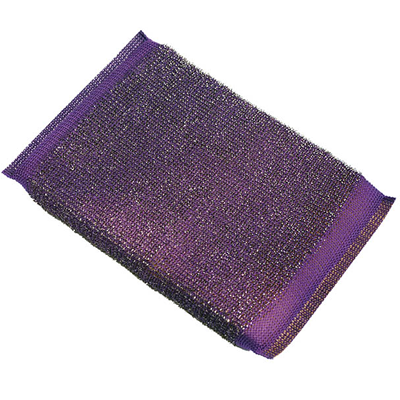 Premium Stainless Steel Scour Scrub Sponge - Heavy Duty Cleaning Pad for Pots, Pans & Cookware - Rust-Free & Long-Lasting Kitchen Scrubber for Tough Stains & Grease - Ideal for Home, Restaurant & Commercial Use