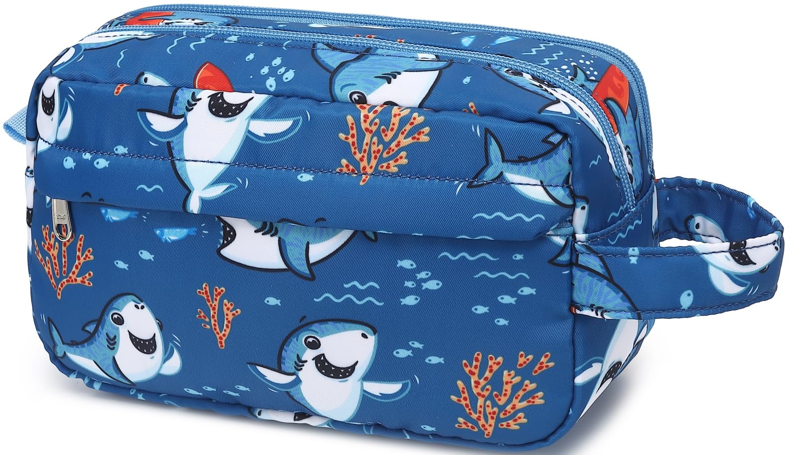 Waterproof Kids Travel Toiletry Bag - Cute Swim Bag for Boys & Girls - Organizer for Bathroom Essentials & Toiletries Accessories - Perfect for Travel, Swimming Lessons & Sleepovers