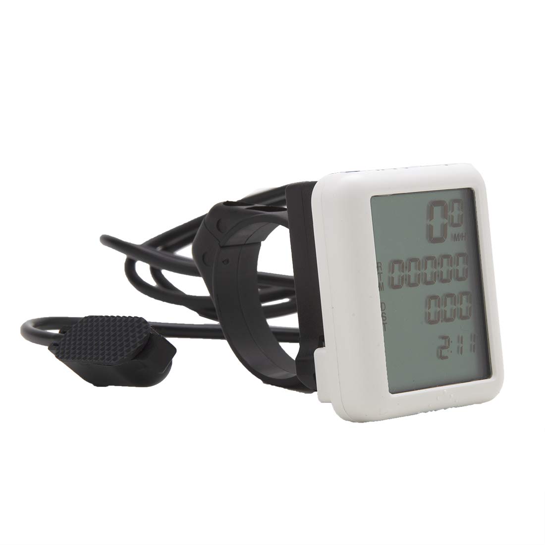 Planet Bike Protégé 9.0 Wired Bike Computer - Wireless Cycling Speedometer & Odometer with Large LCD Display for Road & Mountain Bikes - Track Speed, Distance & Ride Time for Cycling Training & Commuting