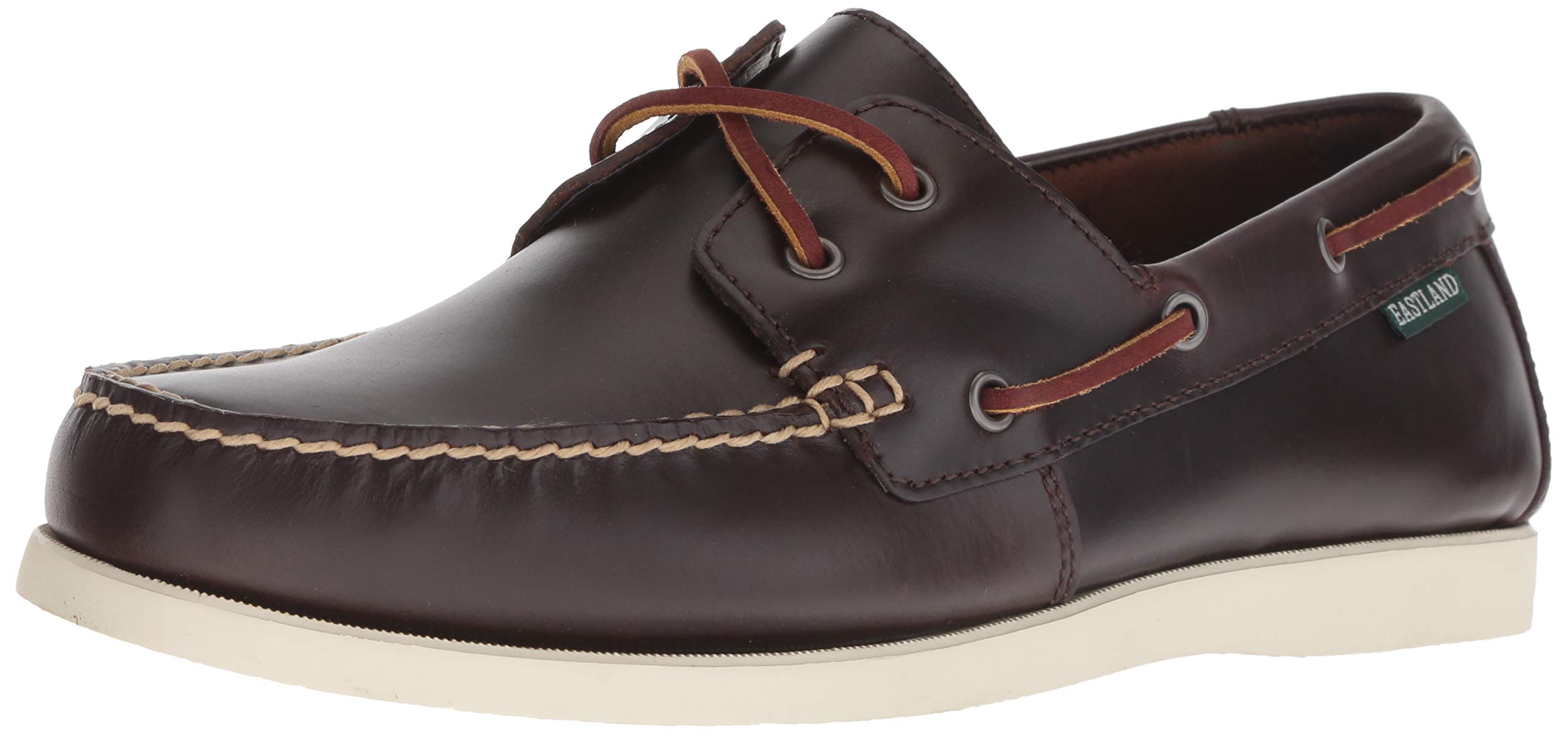 Eastland Men's Seaport Boat Shoes - Classic Leather Slip-On Loafers for Casual & Outdoor Wear - Perfect for Sailing, Boating, and Summer Fashion