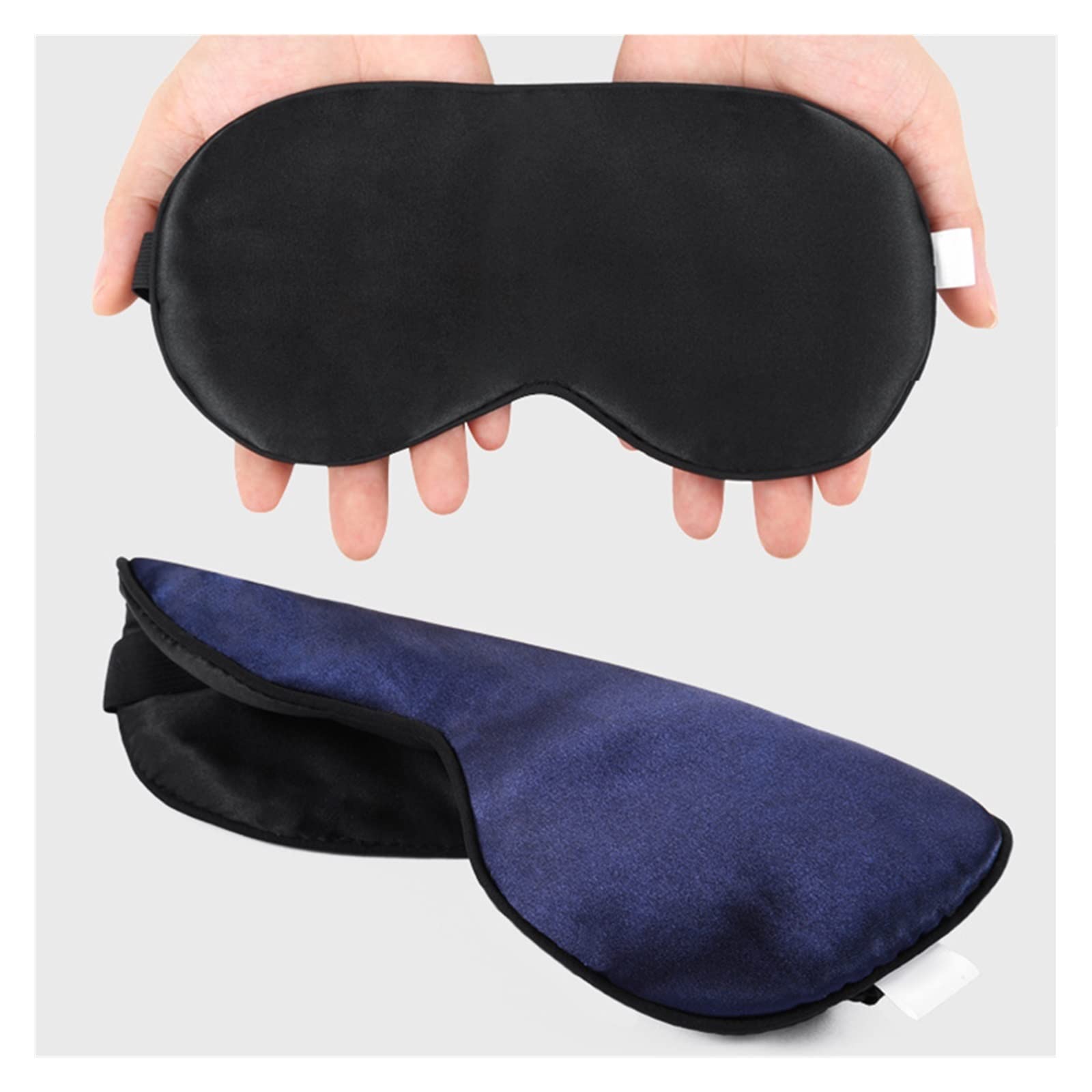 100% Natural Mulberry Silk Sleep Mask - Soft & Comfortable Eye Mask for Women & Men - Breathable & Smooth Silk Eye Cover for Sleeping, Travel & Relaxation (Green)