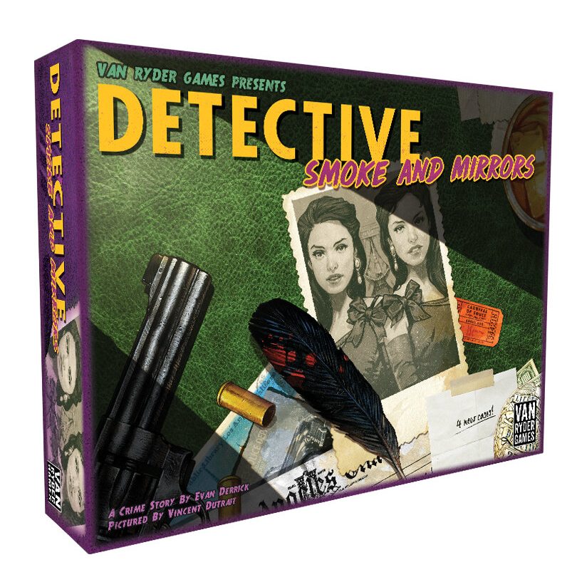 Detective: City of Angels - Smoke and Mirrors Board Game | Mystery Solving Strategy Game for Adults & Teens | Perfect for Game Nights & Detective-Themed Parties