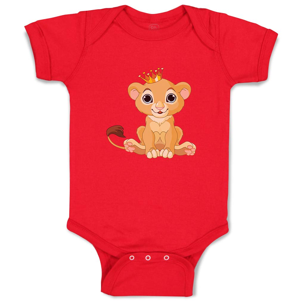 Custom Baby Lion Animal Bodysuit - Funny Cotton Baby Clothes for Boys & Girls - Perfect for Newborn Photoshoots, Birthday Gifts & Everyday Wear