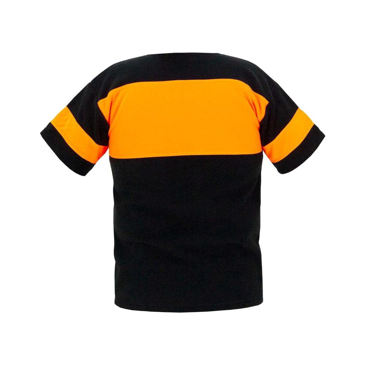 Swazi Hi-Vis Bushman's T-Shirt - Orange/Black Small | High Visibility Workwear for Hunting, Construction & Outdoor Safety