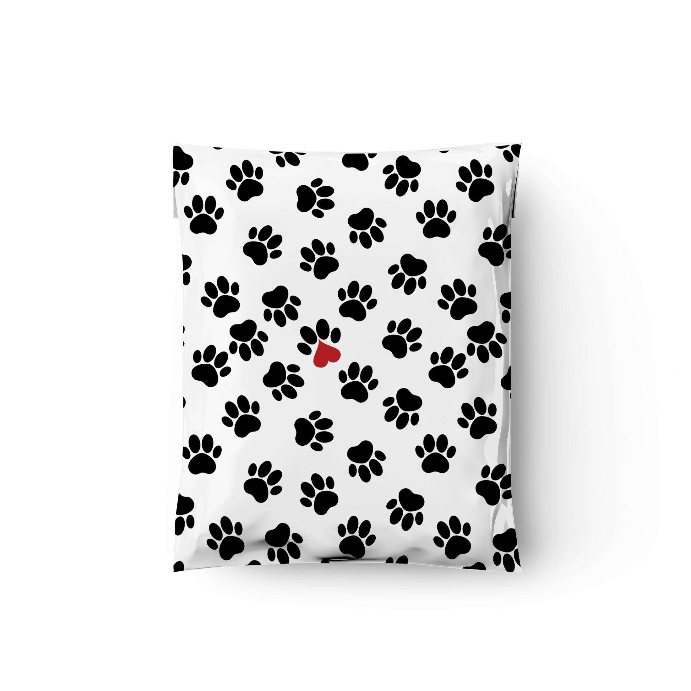 12x15 Inch Paw Prints Designer Poly Mailers - Premium Printed Shipping Envelopes for Ecommerce, Subscription Boxes & Small Business Packaging