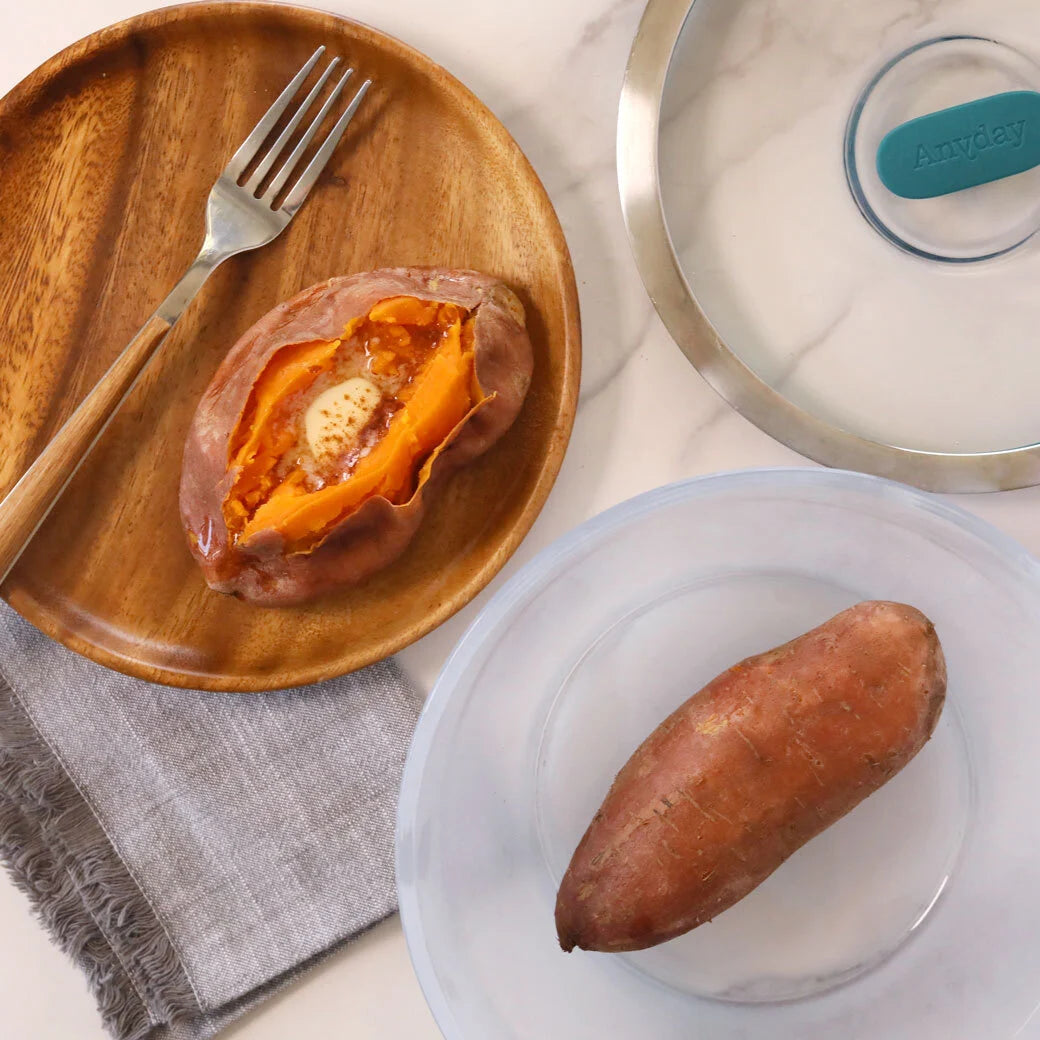 How to Microwave Sweet Potatoes Perfectly - Quick & Easy Recipe for Soft & Fluffy Sweet Potatoes | Ideal for Meal Prep, Healthy Snacks & Thanksgiving Side Dishes