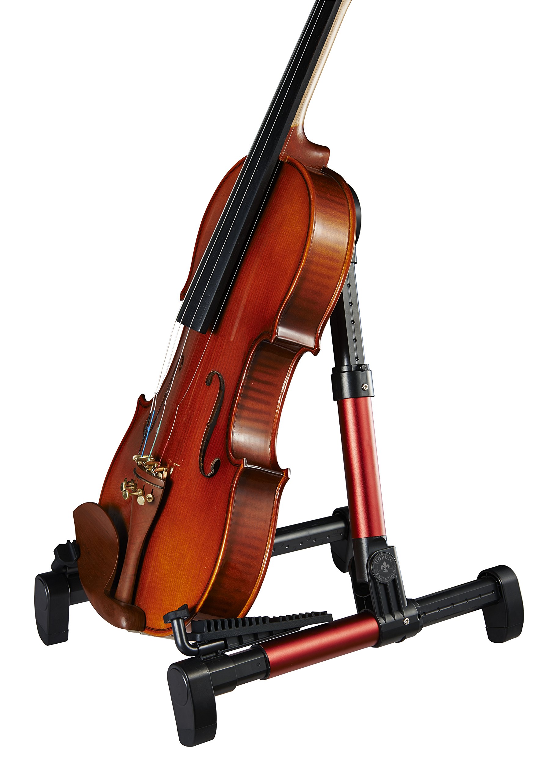 Premium Folding Guitar Stand for Acoustic, Electric & Classical Guitars - Universal Holder for Violin, Ukulele, Bass & Banjo - Portable & Lightweight - Perfect for Concerts, Travel & Home Use