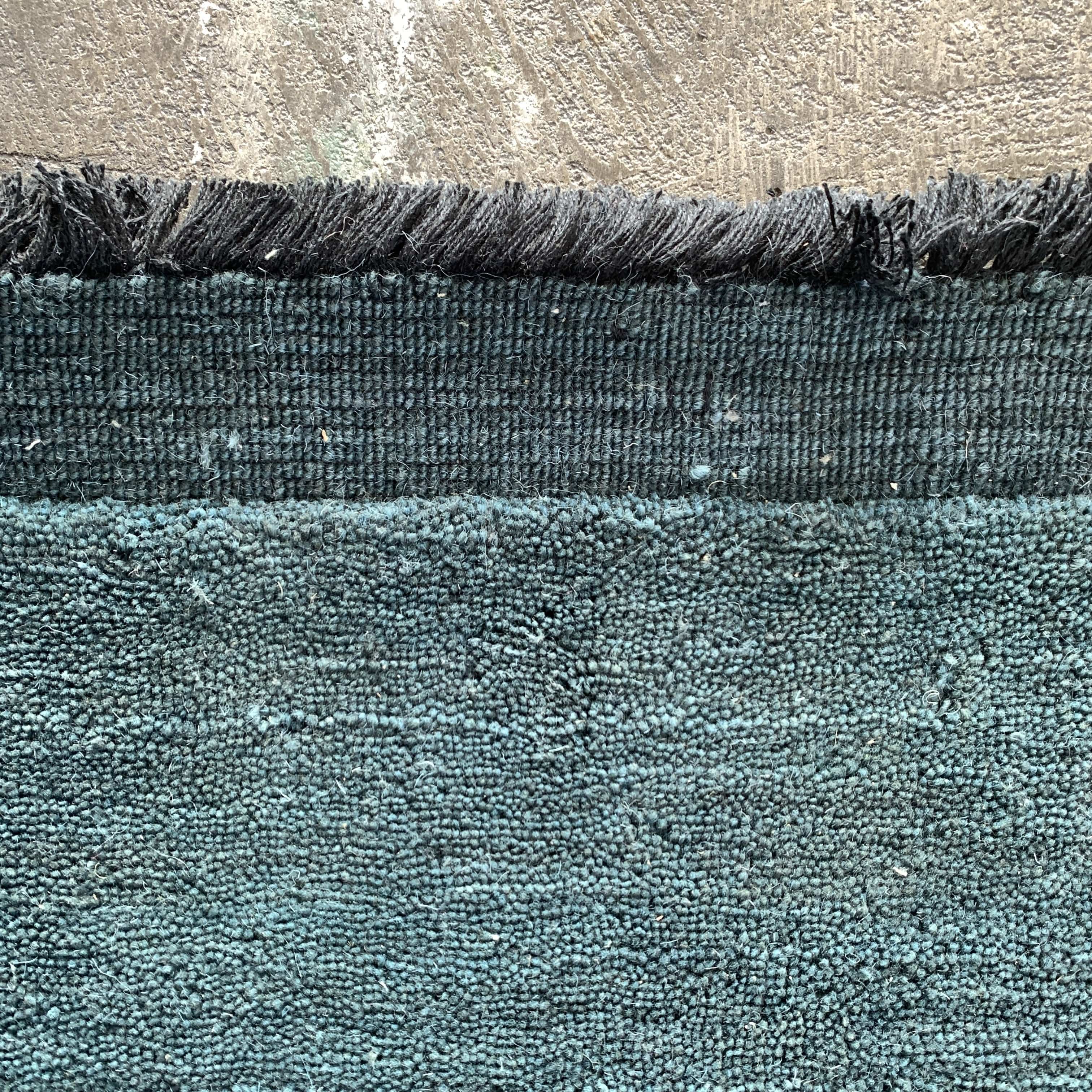 Premium Silvio Aqua Wool Rug - Soft & Durable Handmade Area Rug for Living Room, Bedroom, or Office - Eco-Friendly Natural Fiber Home Decor